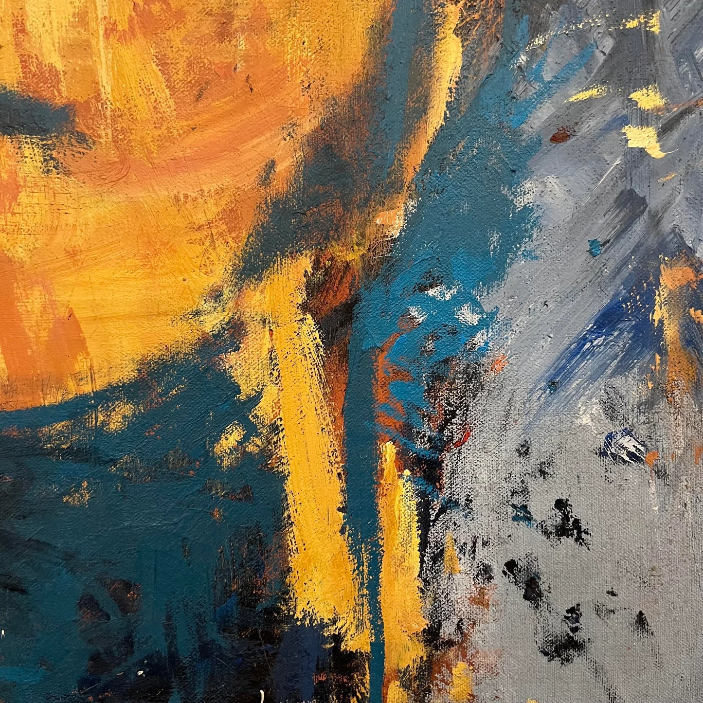Abstract Face Portrait Painting