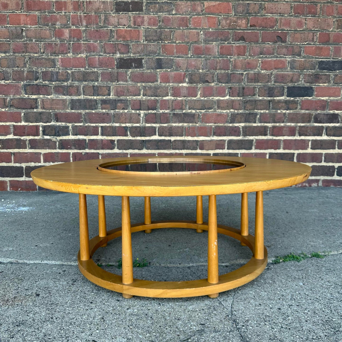 Robsjohn-Gibbings for Widdicomb Lazy Susan Coffee Table Mid-Century Modern