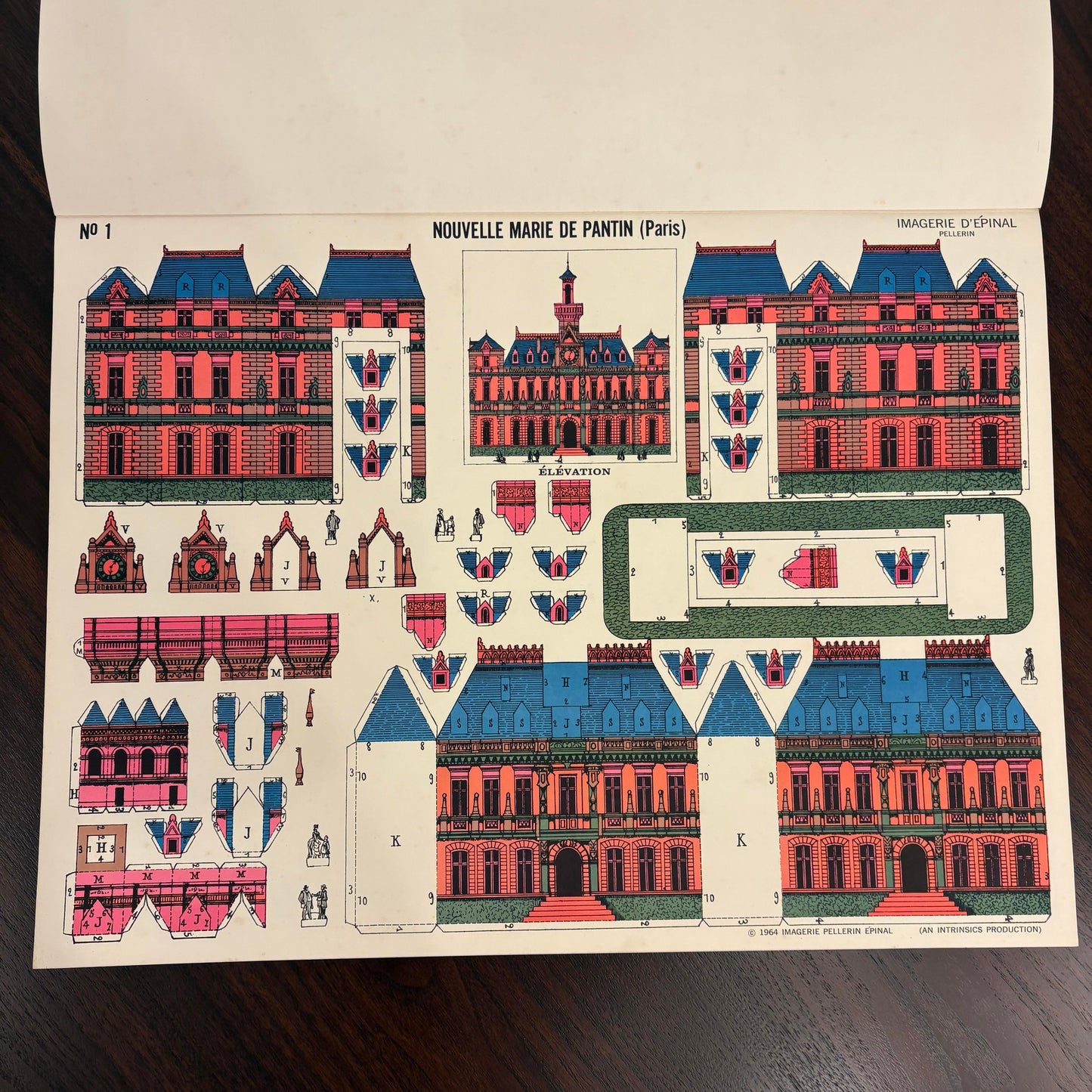 Complete Set of Calendrier Imagerie Pellerin Épinal Constructions