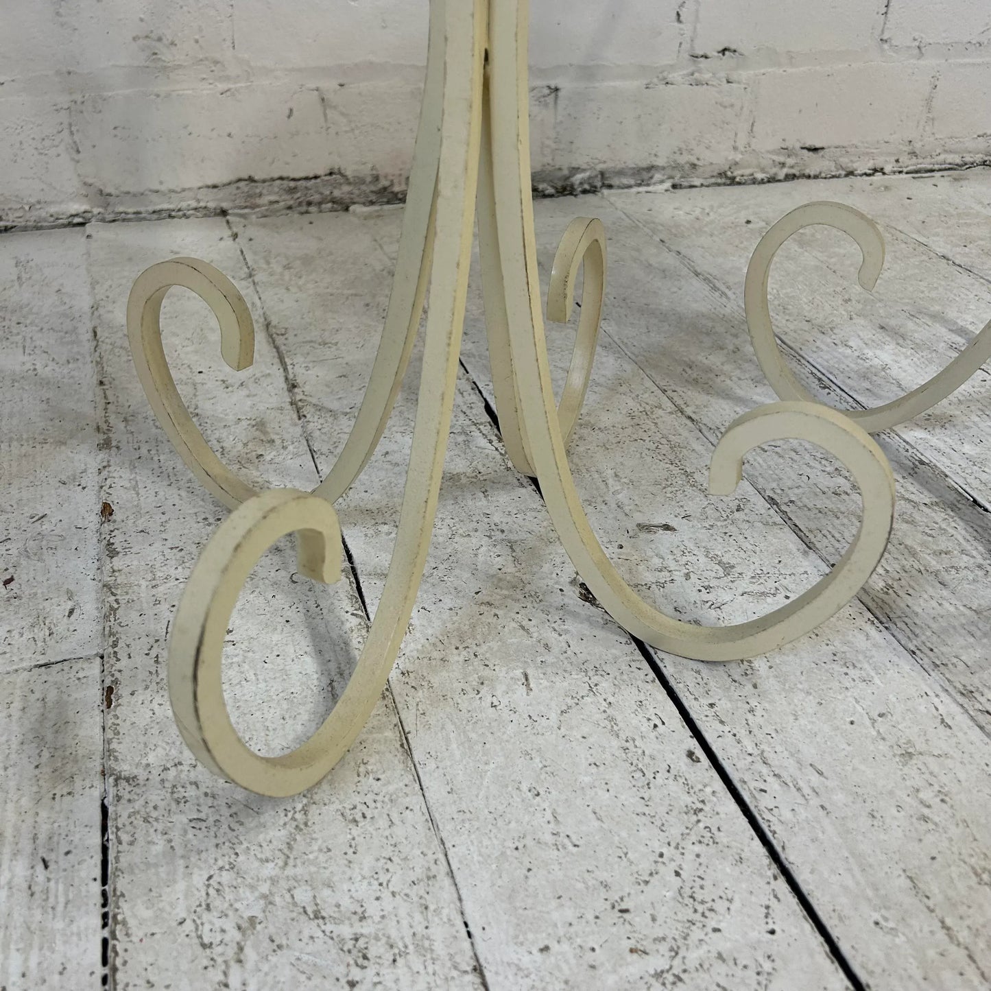 Set of 3 Upholstered Iron Base Stools Heavy Quality