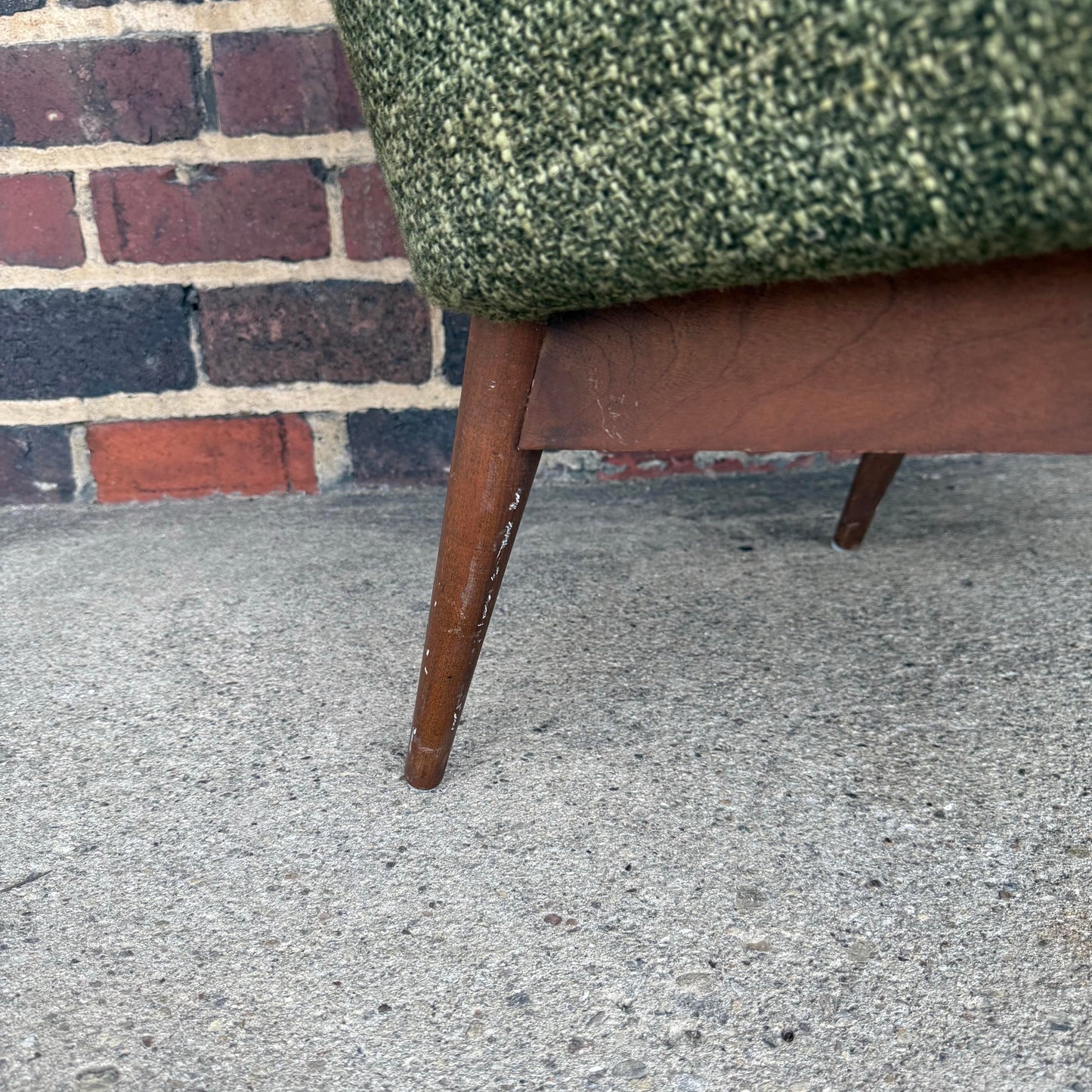 Lawrence Peabody for Craft Associates Mid Century Walnut Lounge Chairs - Pair