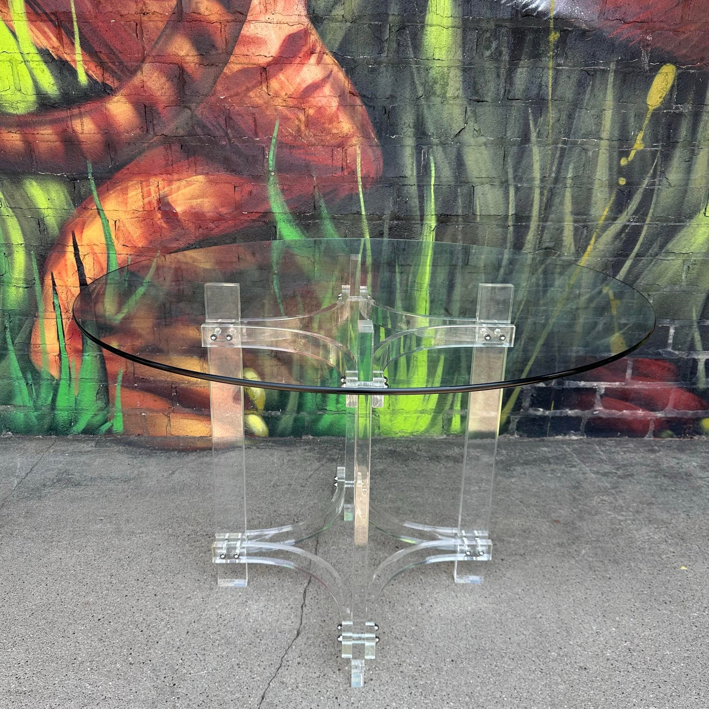 Lucite Dining Set by Charles Hollis Jones Mid-Century Modern