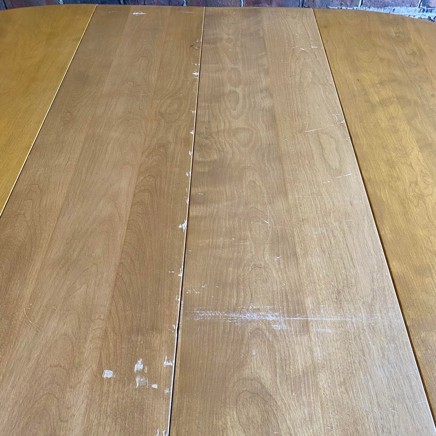 Conant Ball Round Dining Table With 6 Chairs 2 Leaves