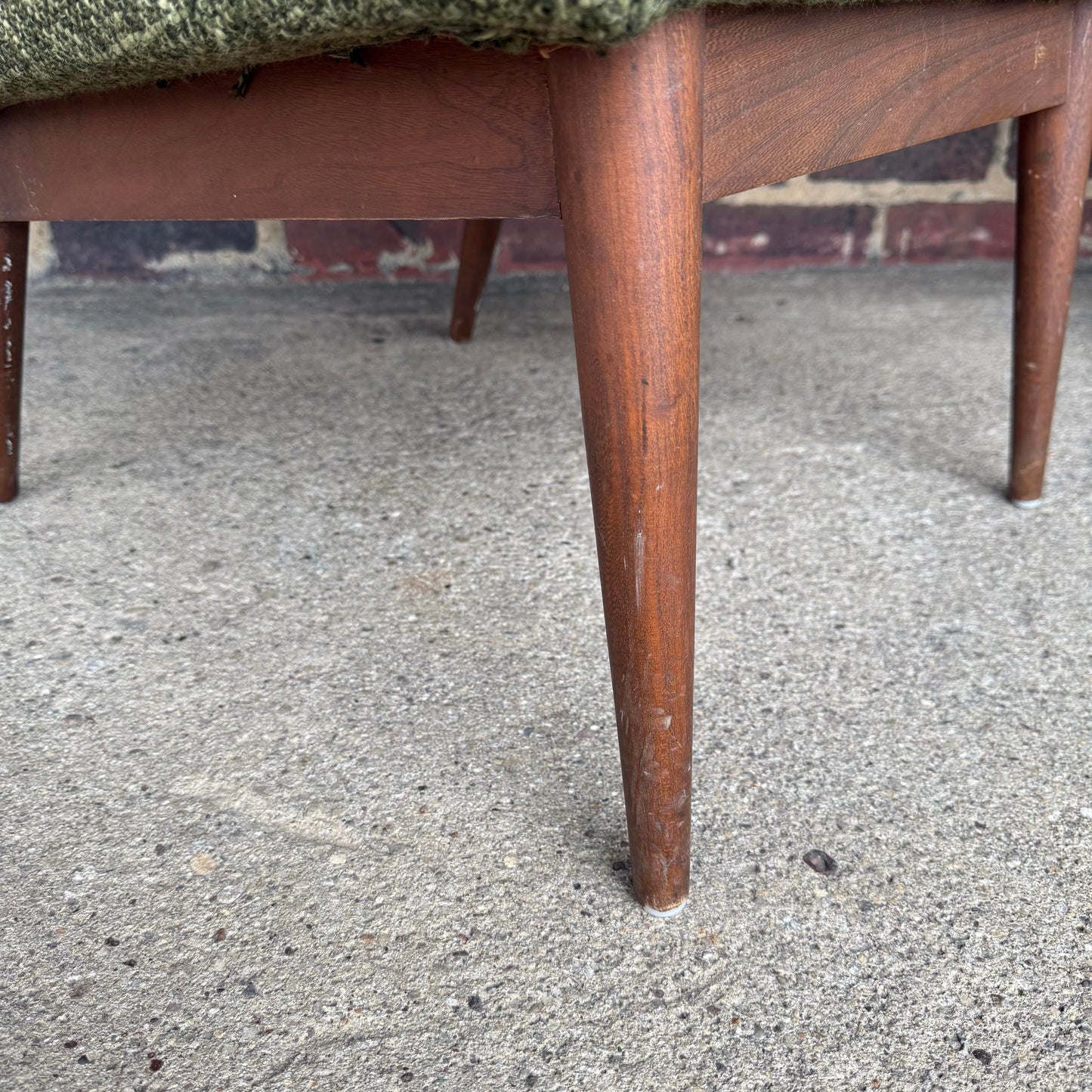 Lawrence Peabody for Craft Associates Mid Century Walnut Lounge Chairs - Pair