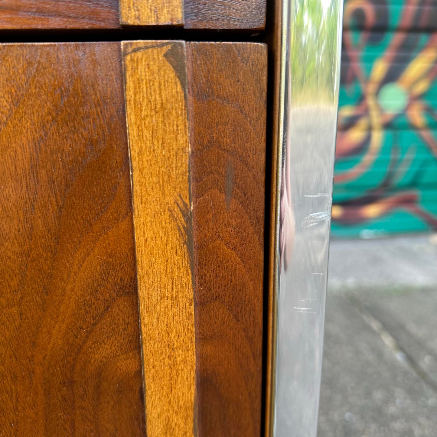Mid Century Modern Lane Record Cabinet Storage