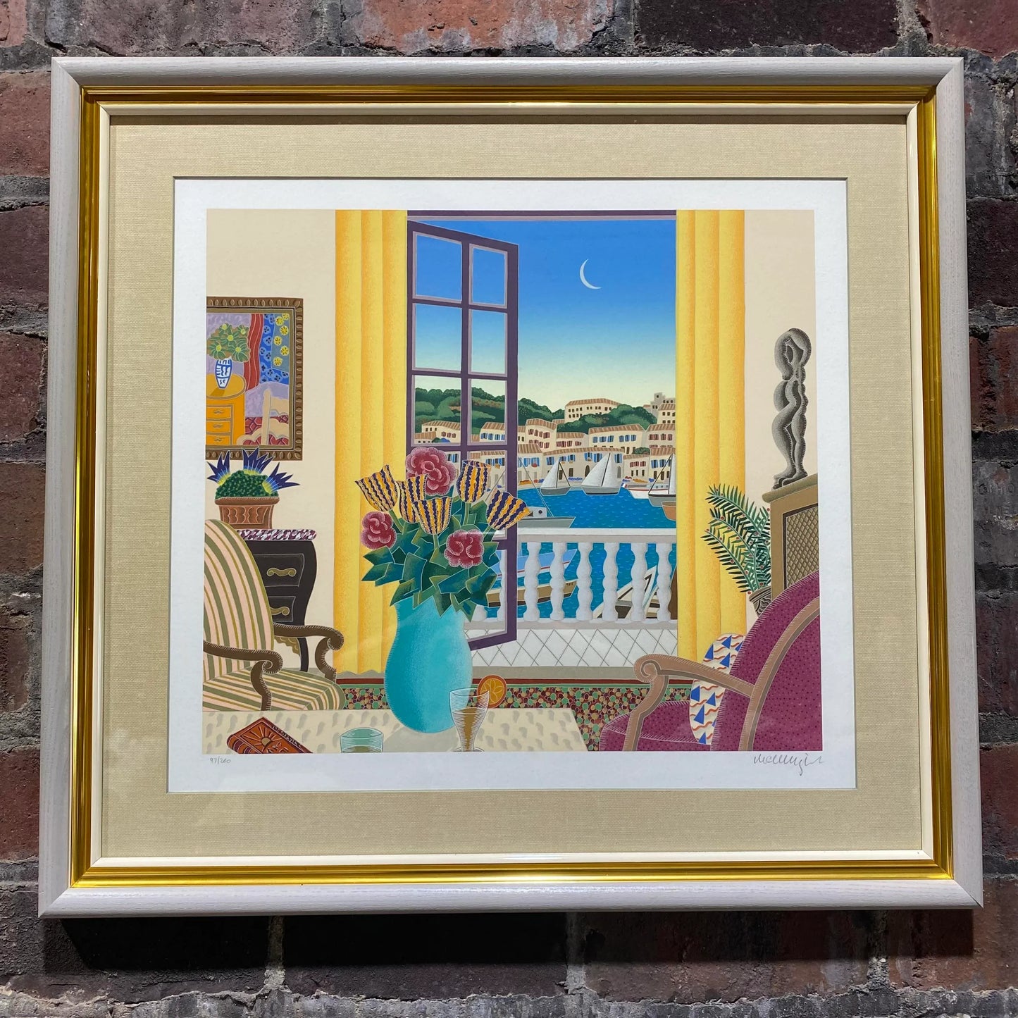 Thomas McKnight Serigraph Framed