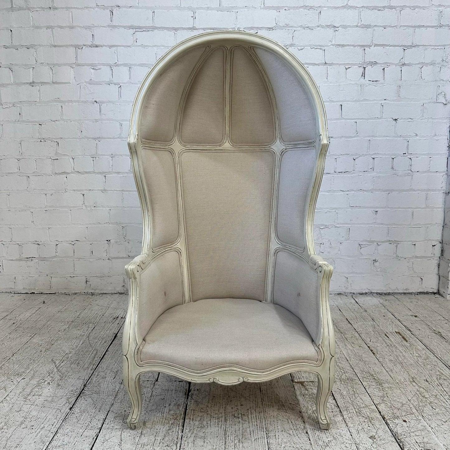 Contemporary Child Size Versailles Canopy Chair Restoration Hardware