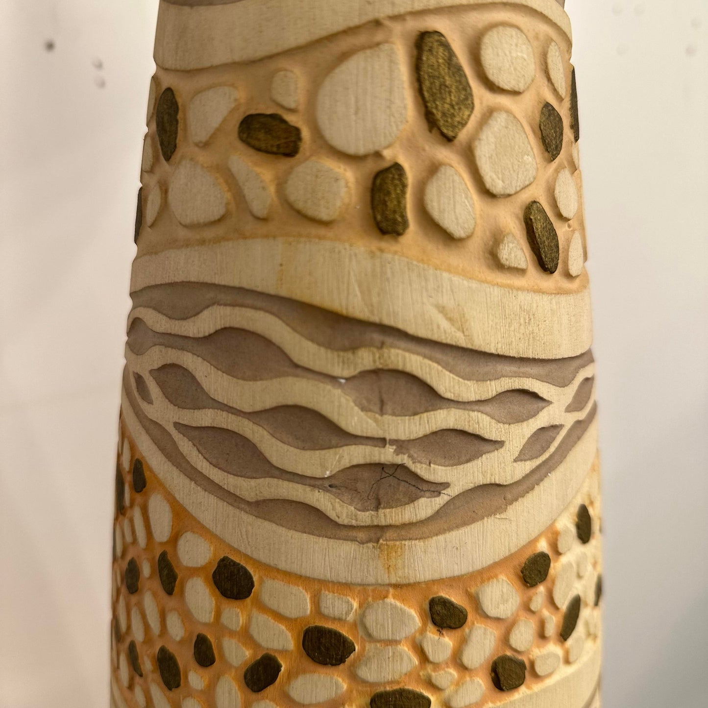 Mid Century Modern Ceramic Atomic Table Lamp