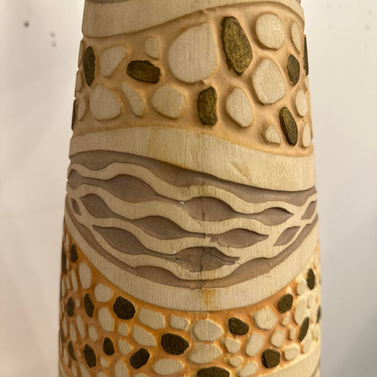 Mid Century Modern Ceramic Atomic Table Lamp