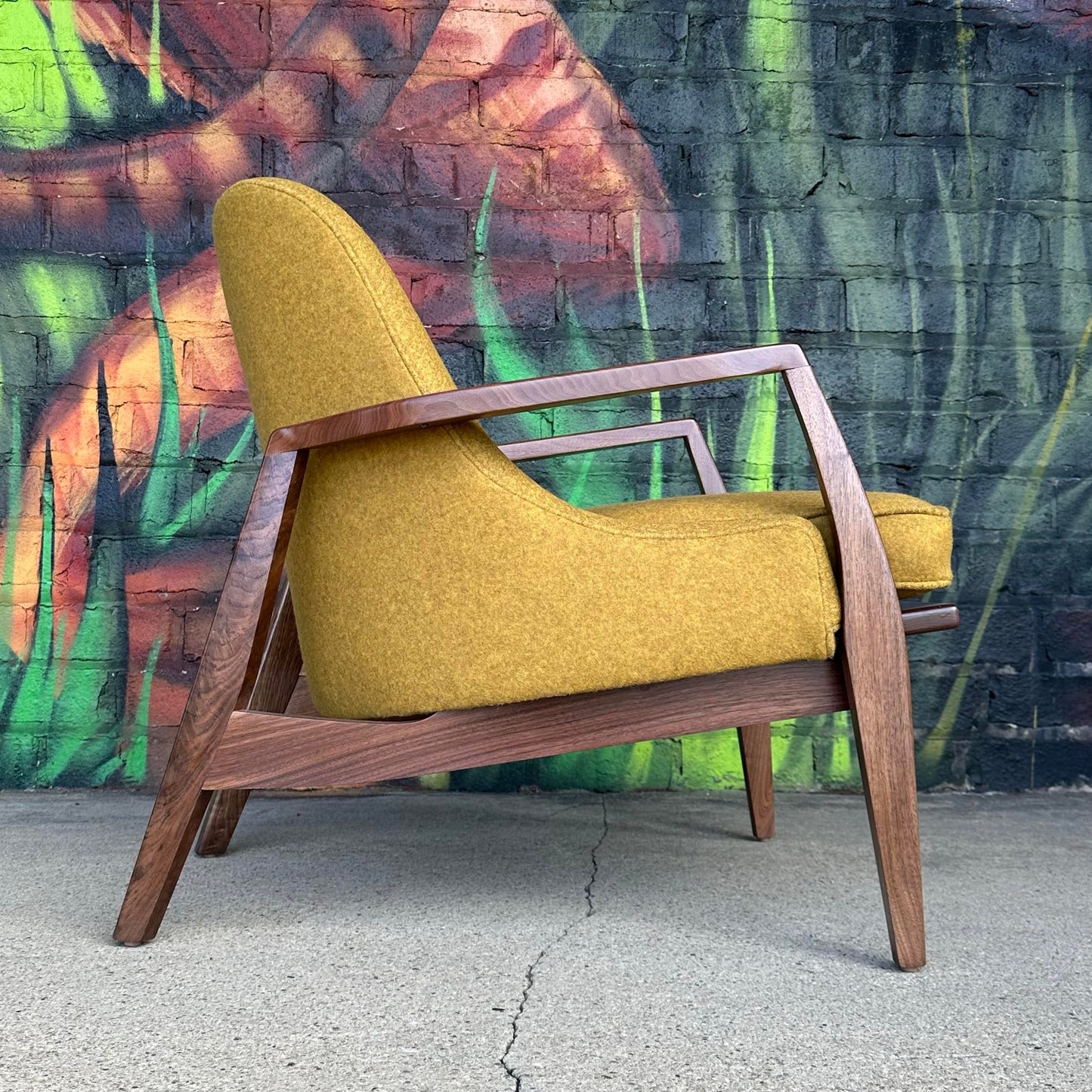 Pair of Custom Seal Style Lounge Chairs