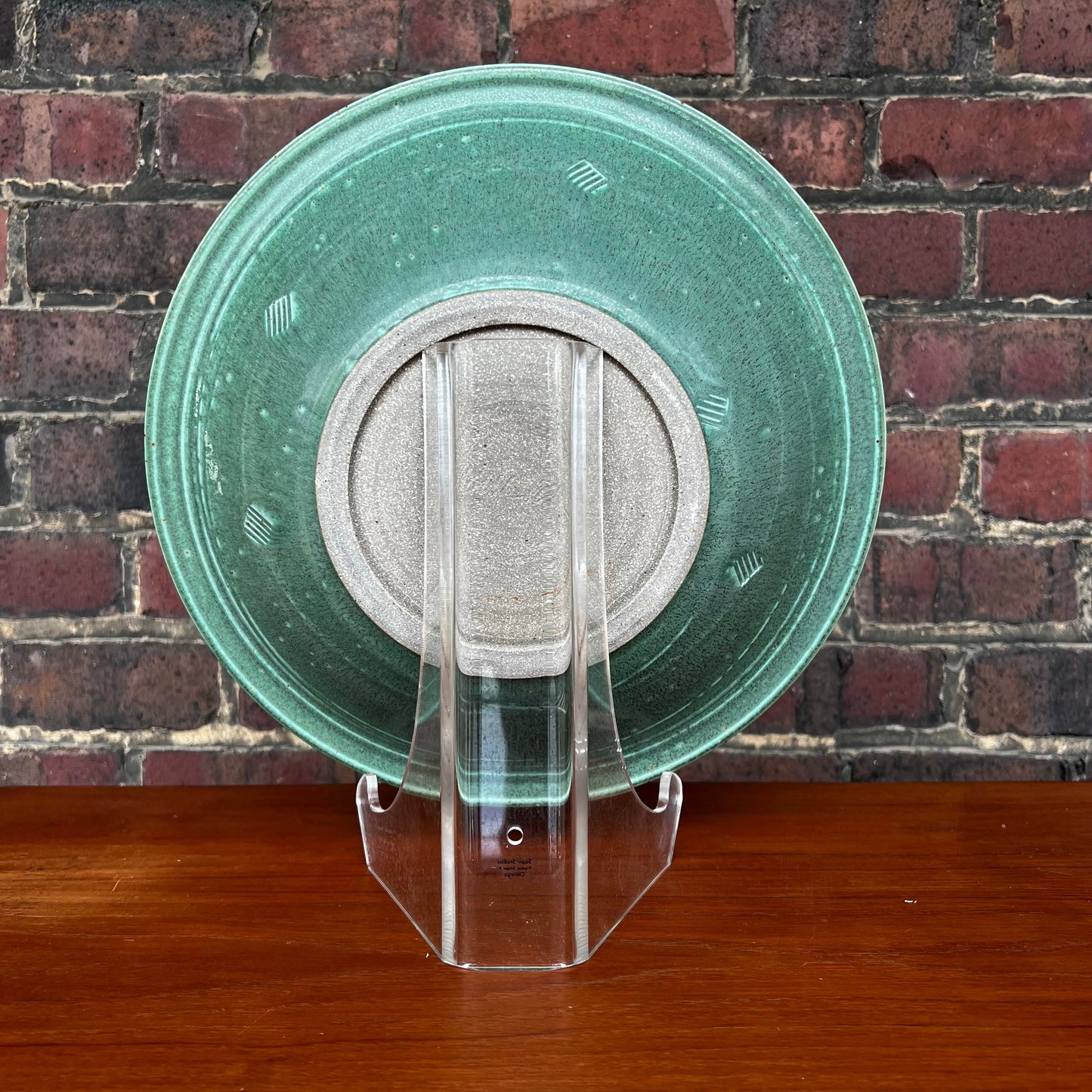 John Bauman Stoneware Ceramic Serving Bowl