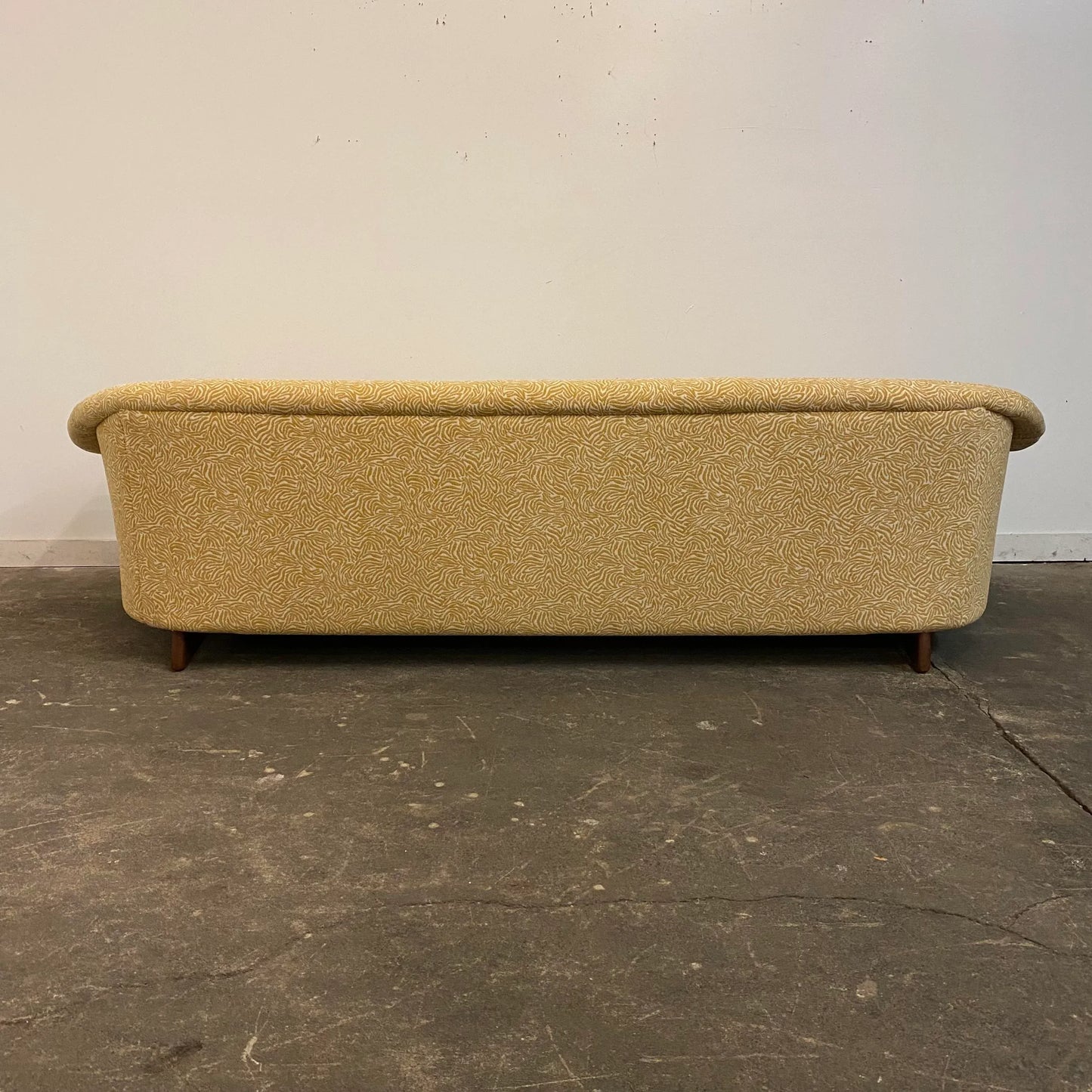 Mid 20th Century Modern Adrian Pearsall Style Reupholstered Sofa