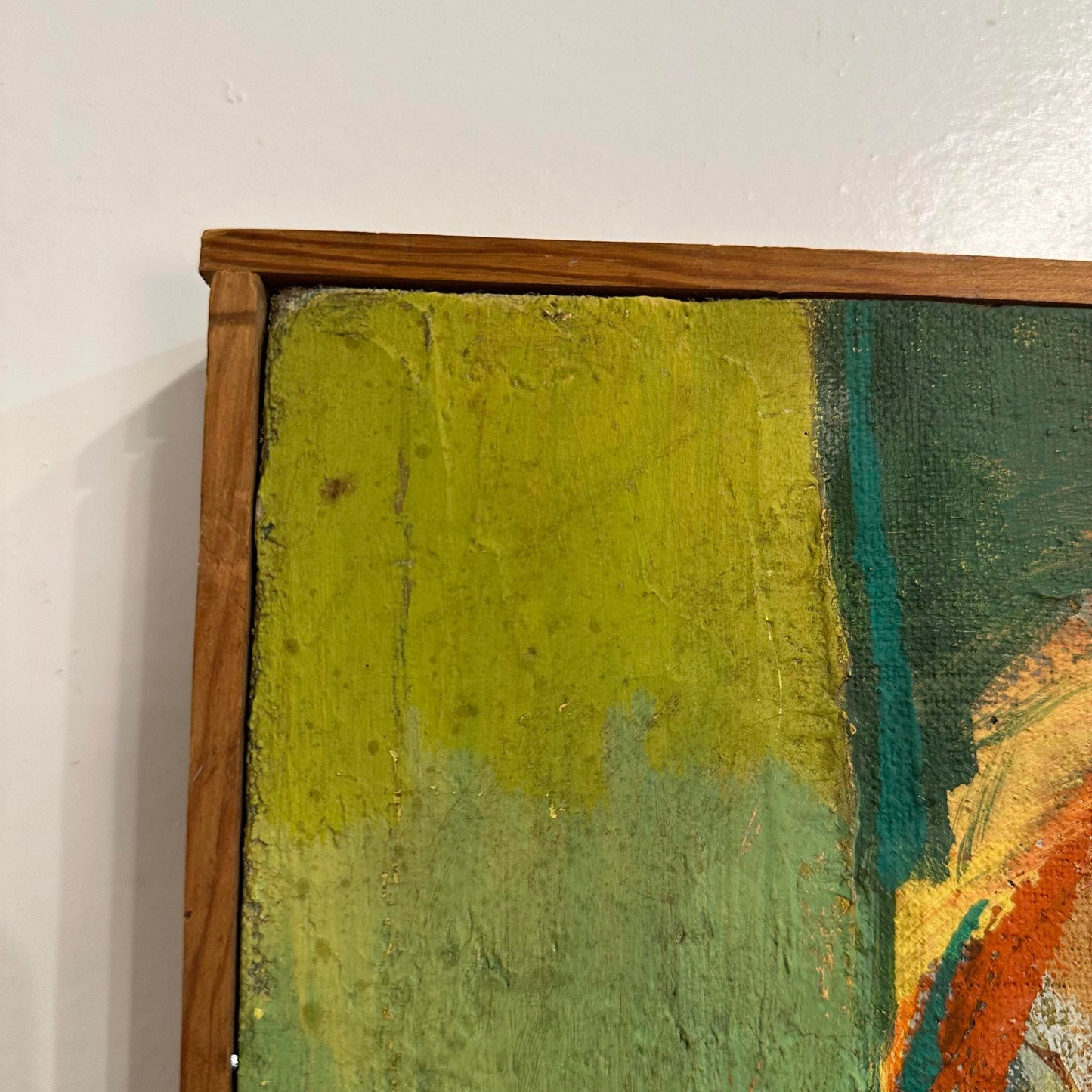 Abstract Landscape Painting Singed