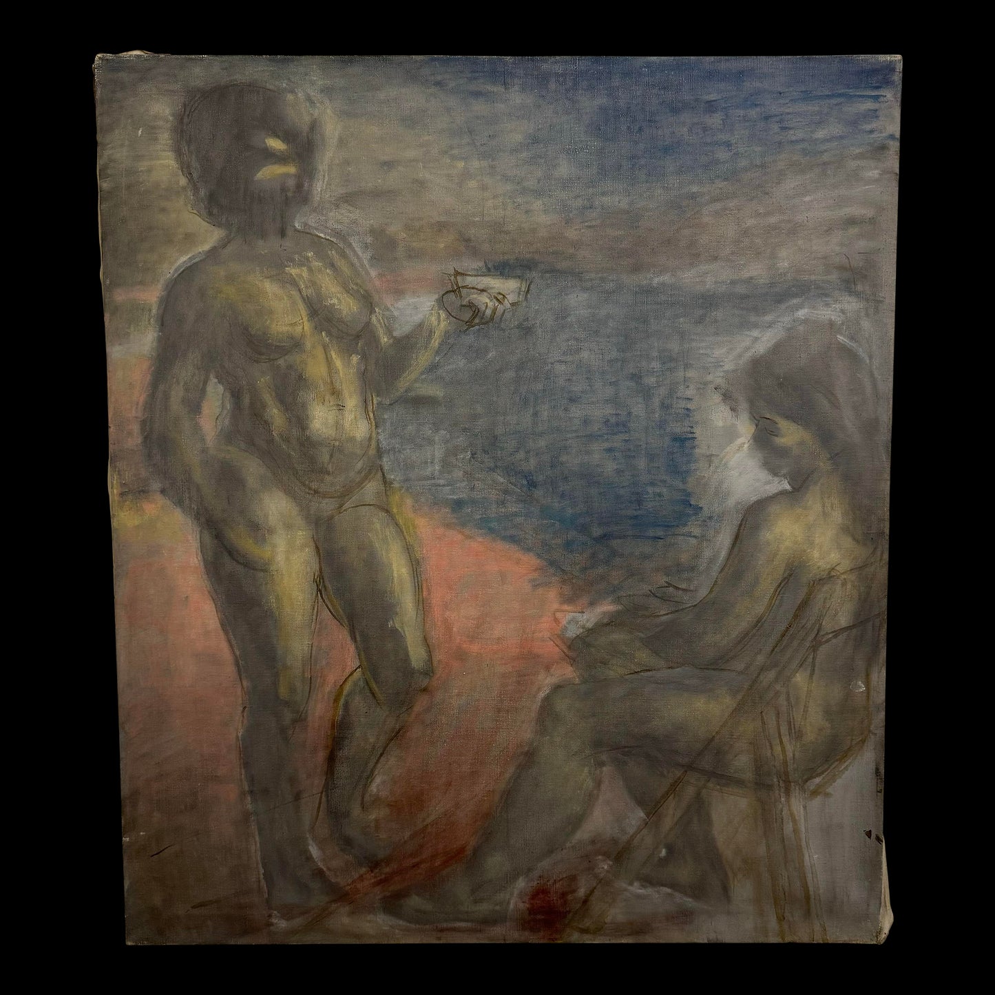 Nude Abstract Figure Painting