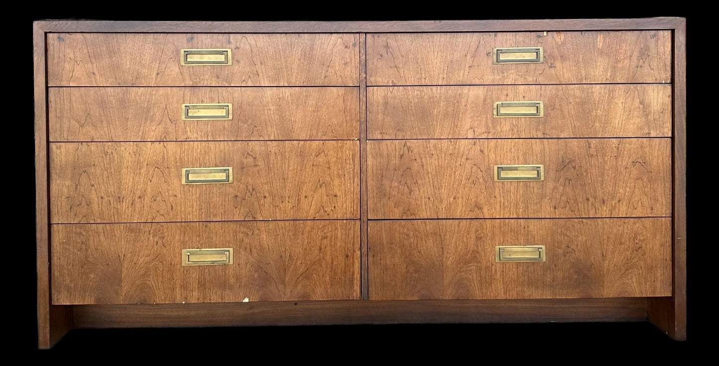 Milo Baughman for Founders Walnut Dresser Mid-Century Modern