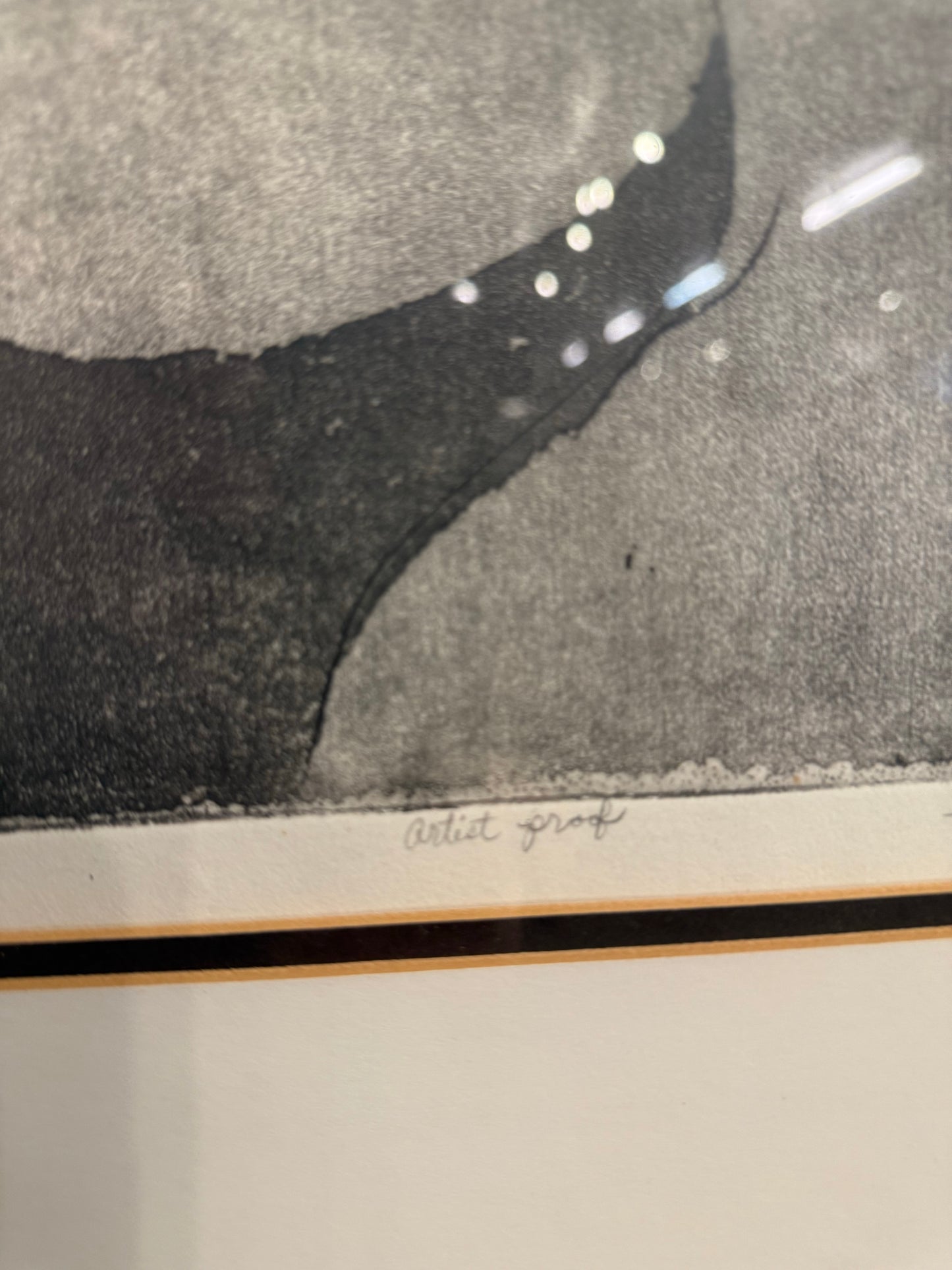 Sharon Bohm Levy “woman” Etching Print