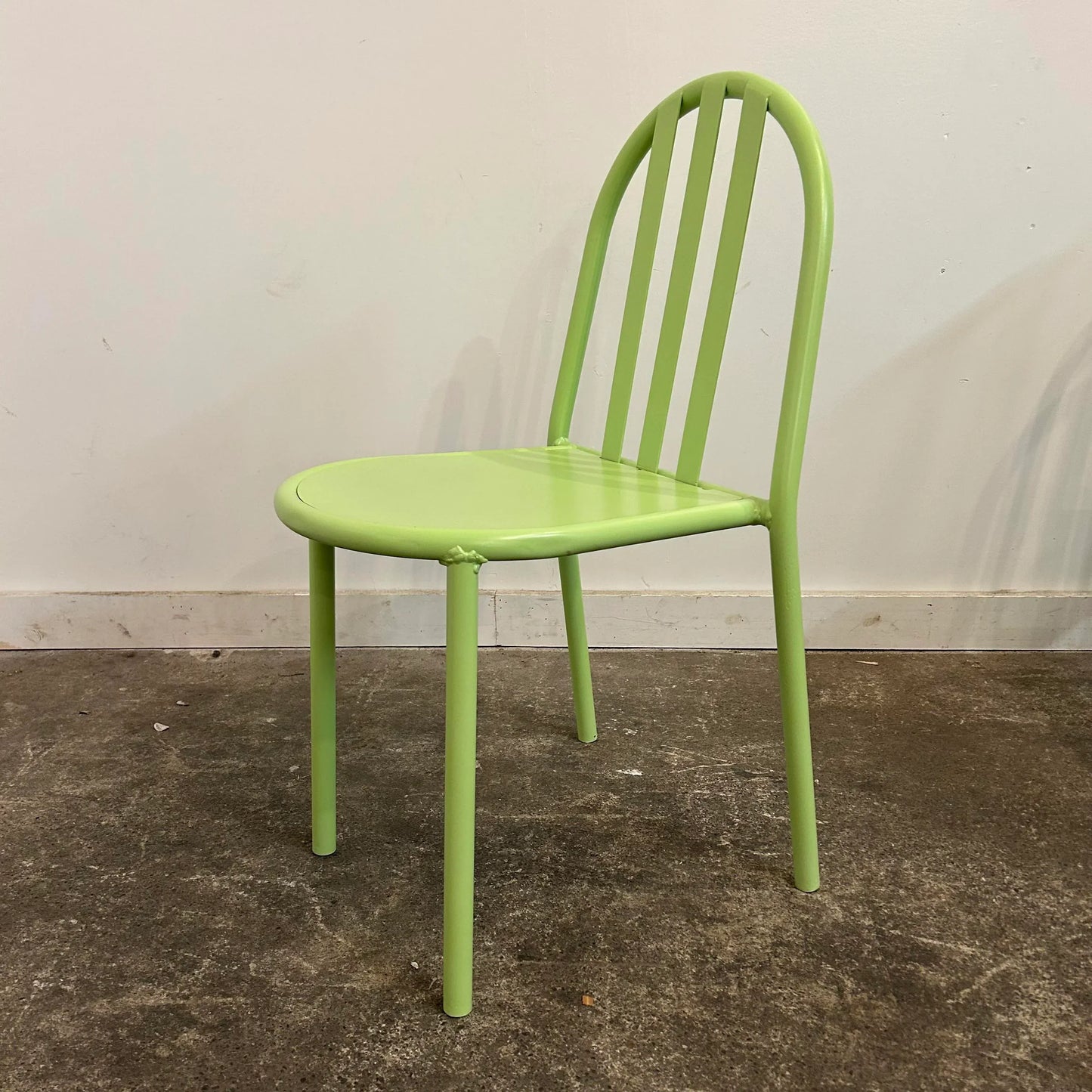 Set of 6 Model 222 Dining Chairs by Robert Mallet-Stevens Older Originals New Powder Coat