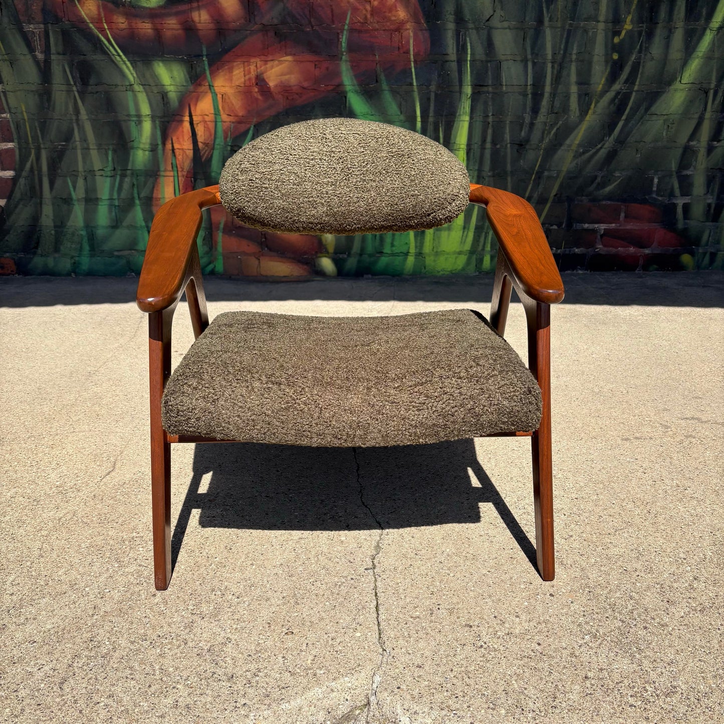 Reupholstered Adrian Pearsall Lounge Chair
