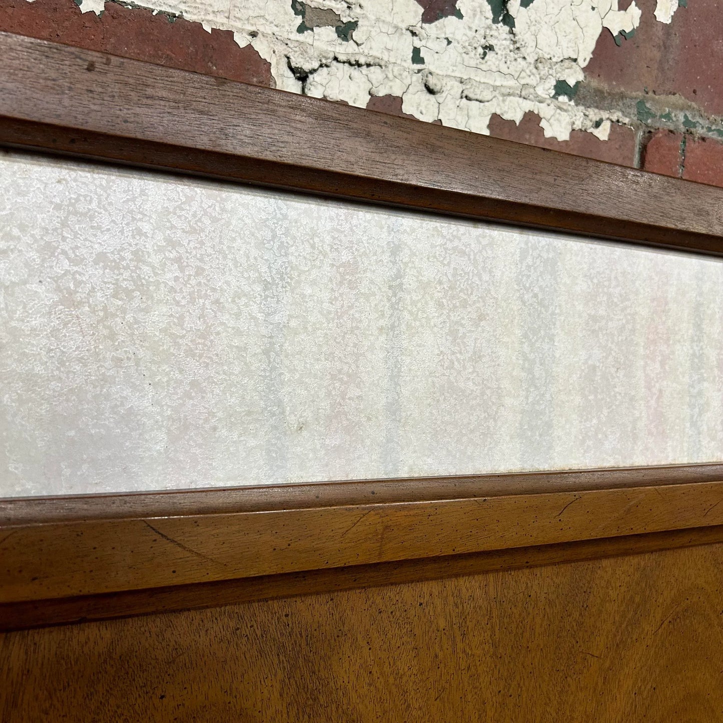 Mid Century Modern King Size Headboard With Reversible Panels