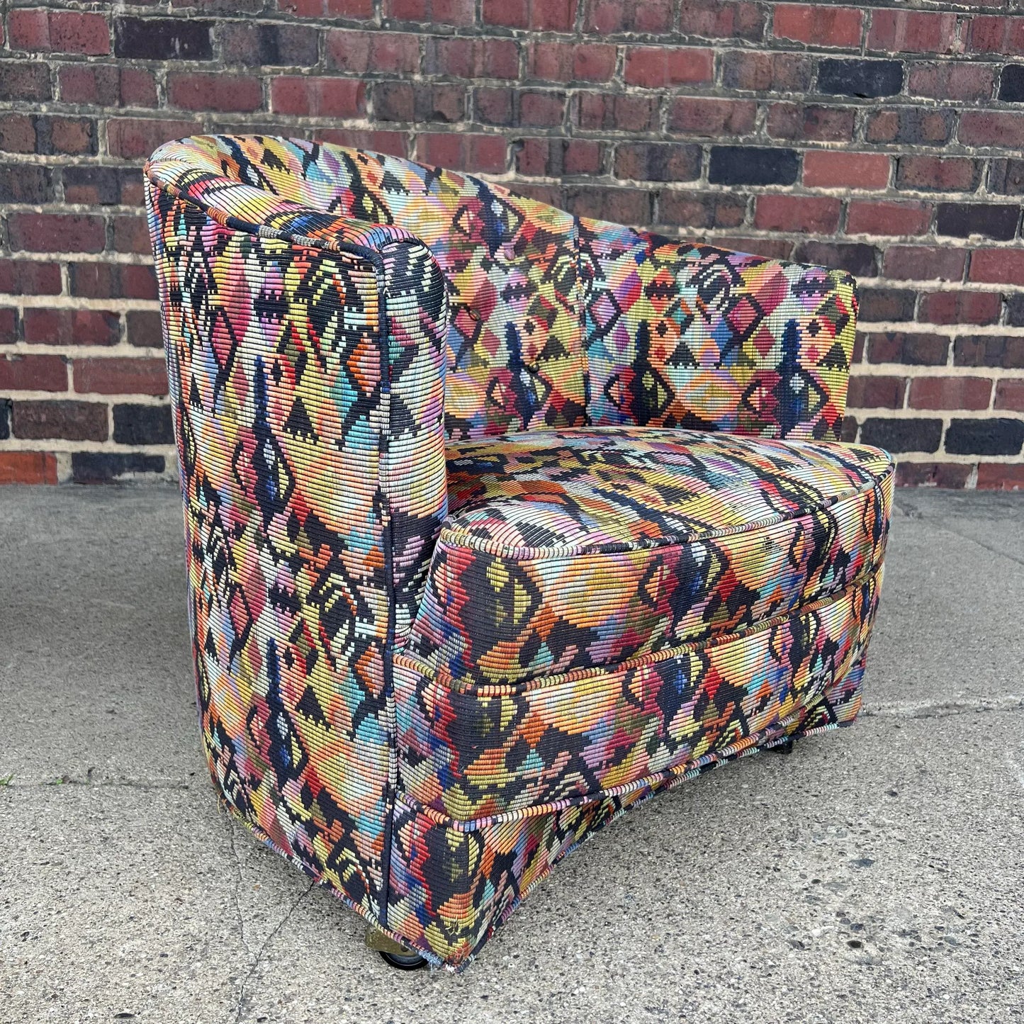 Pair of Harvey Probber Lounge Chairs on Casters