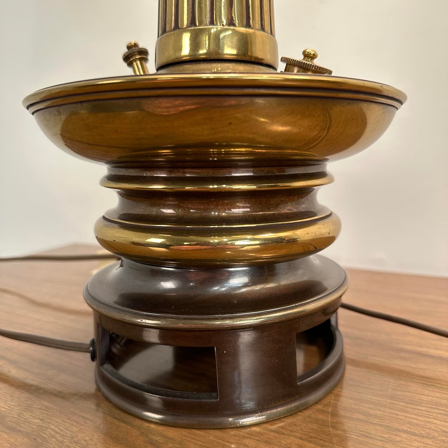 Mid Century Modern Pair of Brass Stiffel Table Lamps