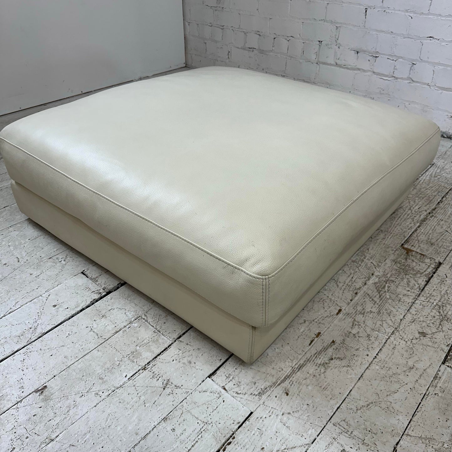 Roche Bobois Oversized Leather Ottoman