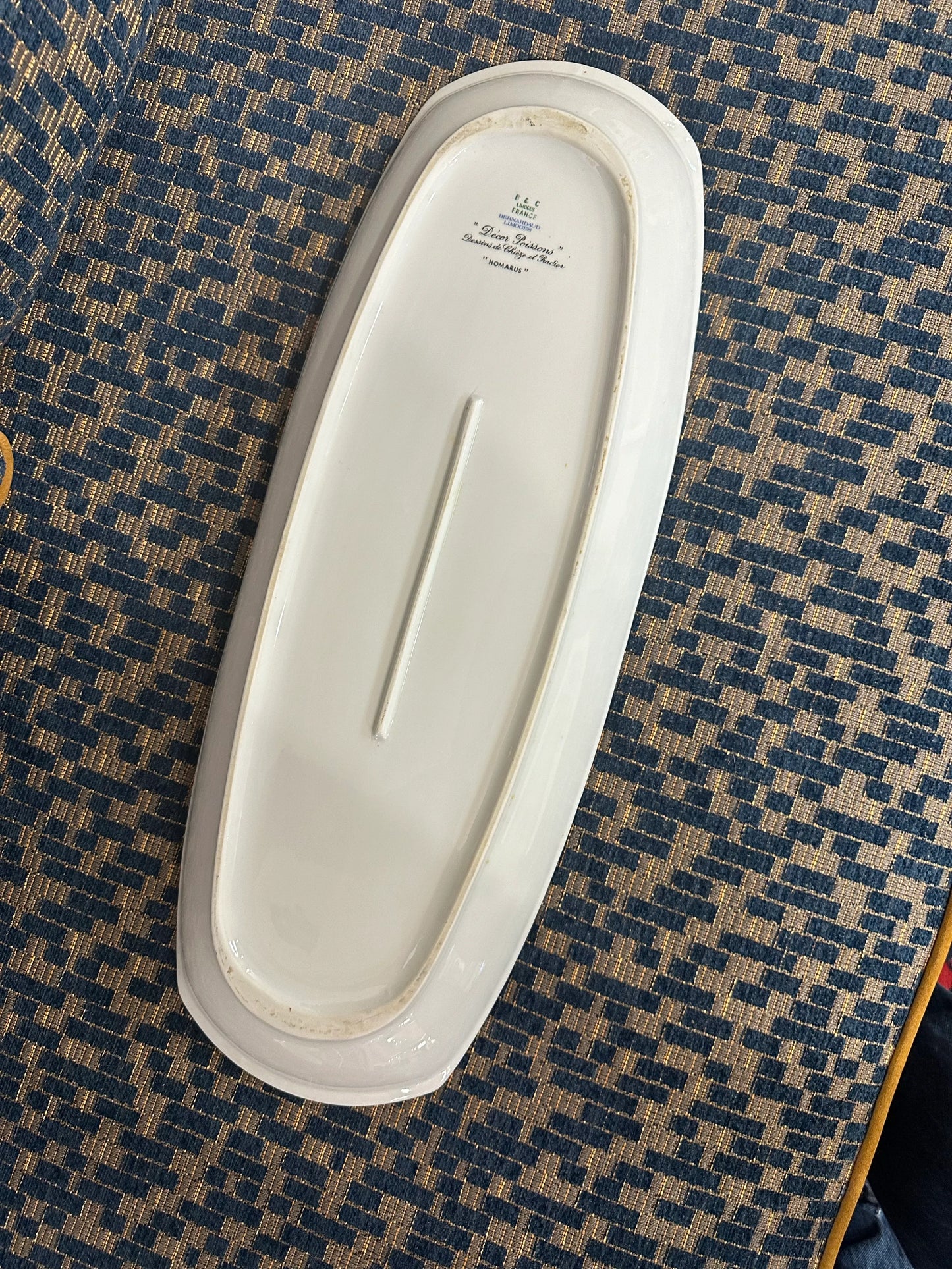 Bernard and Limoges “Homerus” Lobster Ceramic Serving Dish