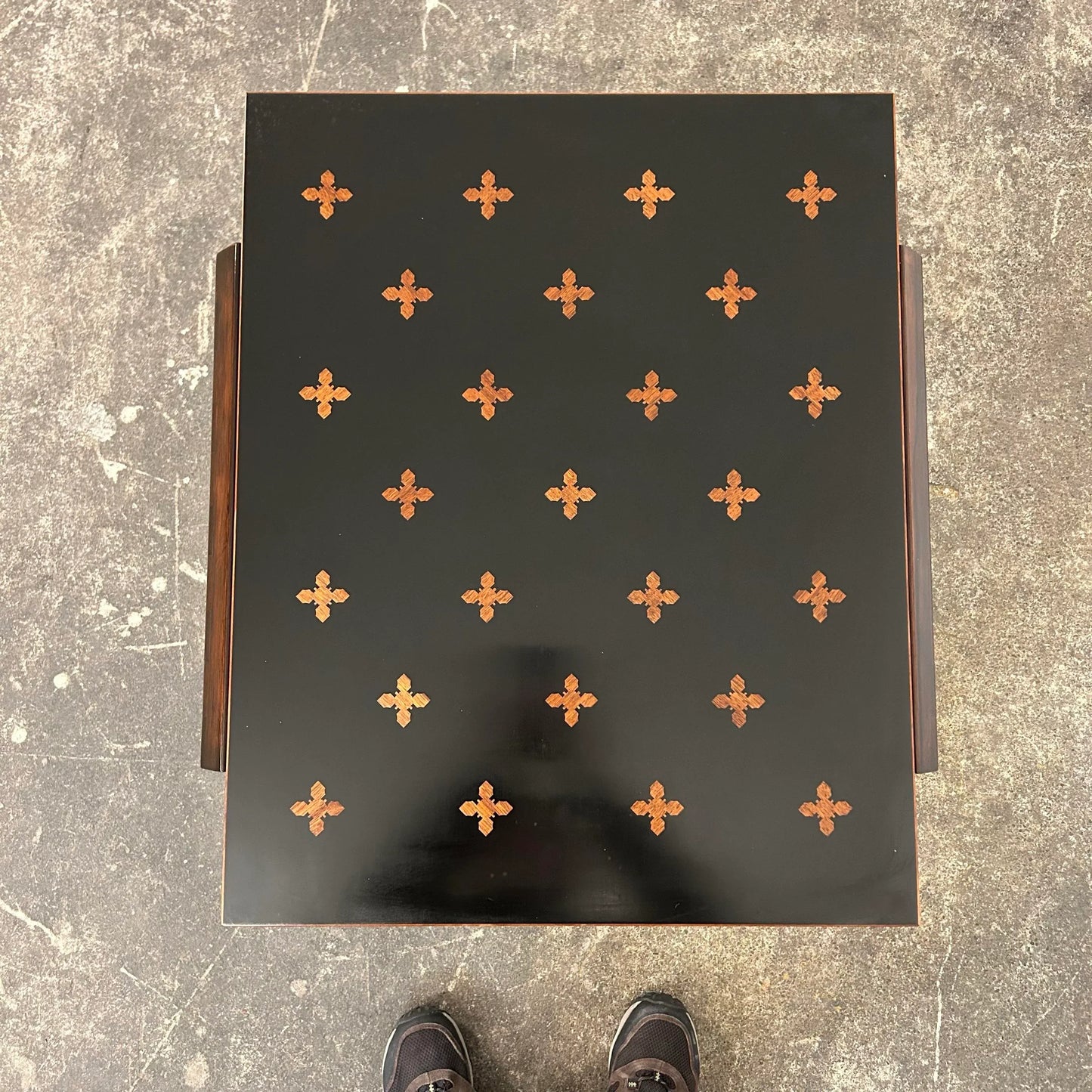 Rare Edward Wormley for Dunbar Rosewood X-Base Occasional Side Table