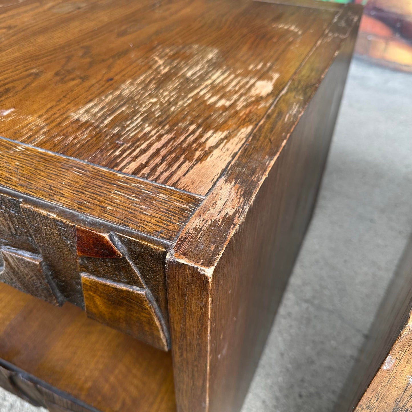 Pair of Lane Brutalist End Tables