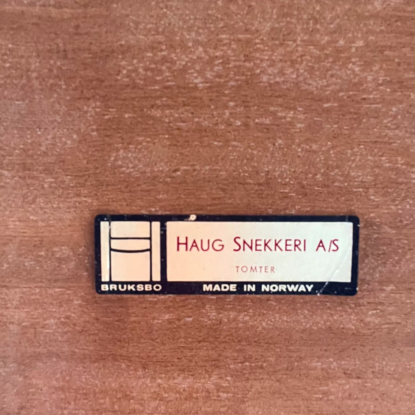 Pair of Haug Snekkeri A/S Rosewood Side Tables for Bruksbo