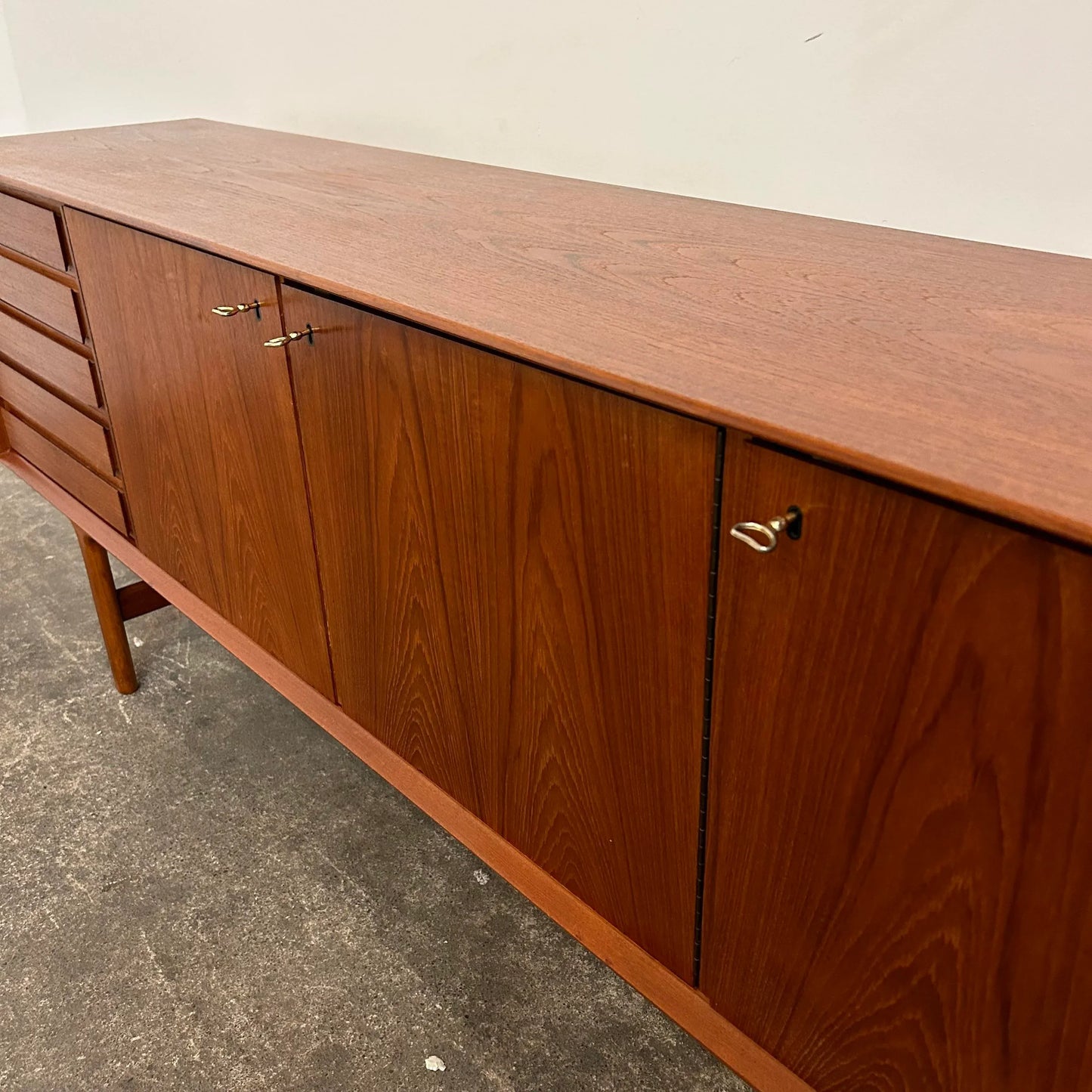 Mid Century Modern Teak Credenza Made in Norway