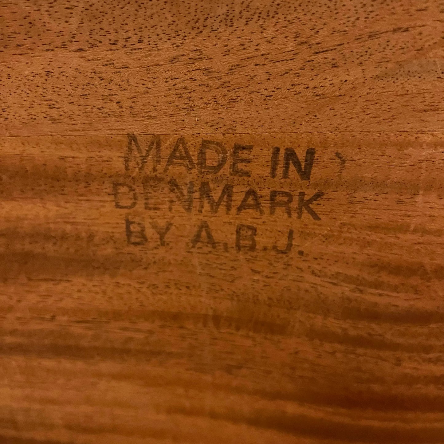 Danish Modern Teak Coffee Table by a.b.j.