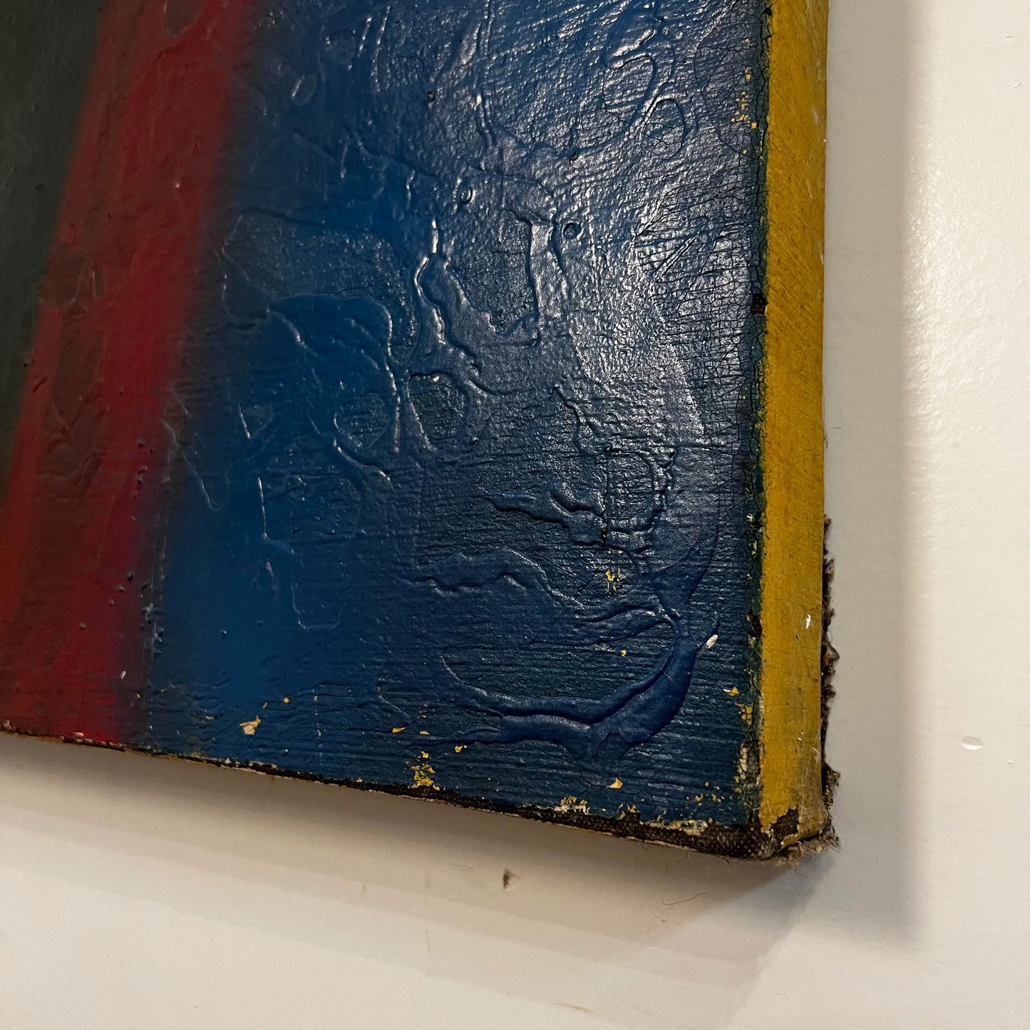 Large Portrait Painting Red Haired Woman