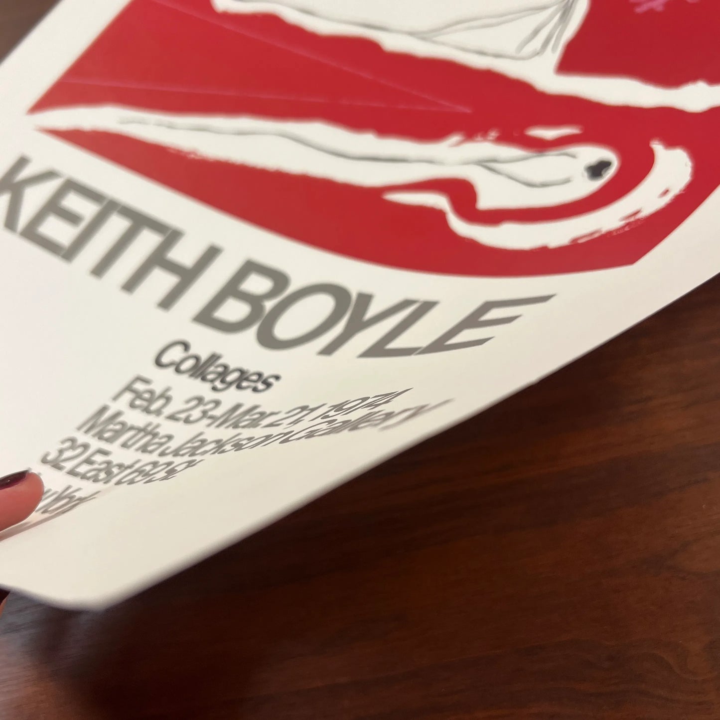 Keith Boyle Collages Exhibition Poster 1974