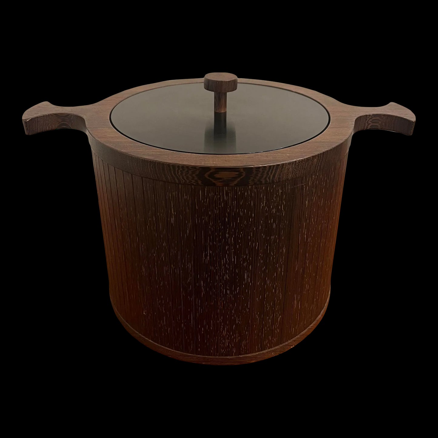 Mid 20th Century Danish Modern Skjøde Skjern Wenge Wood Ice Bucket