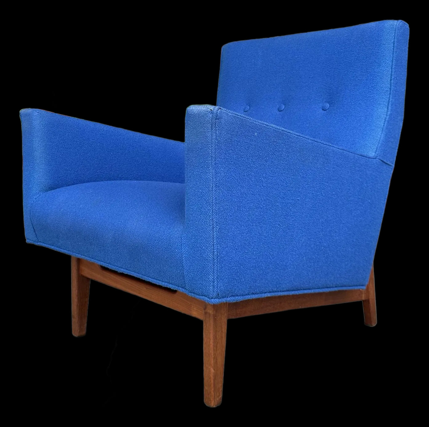 Jens Risom Easy Chair Walnut Lounge Chair Mid-Century Modern