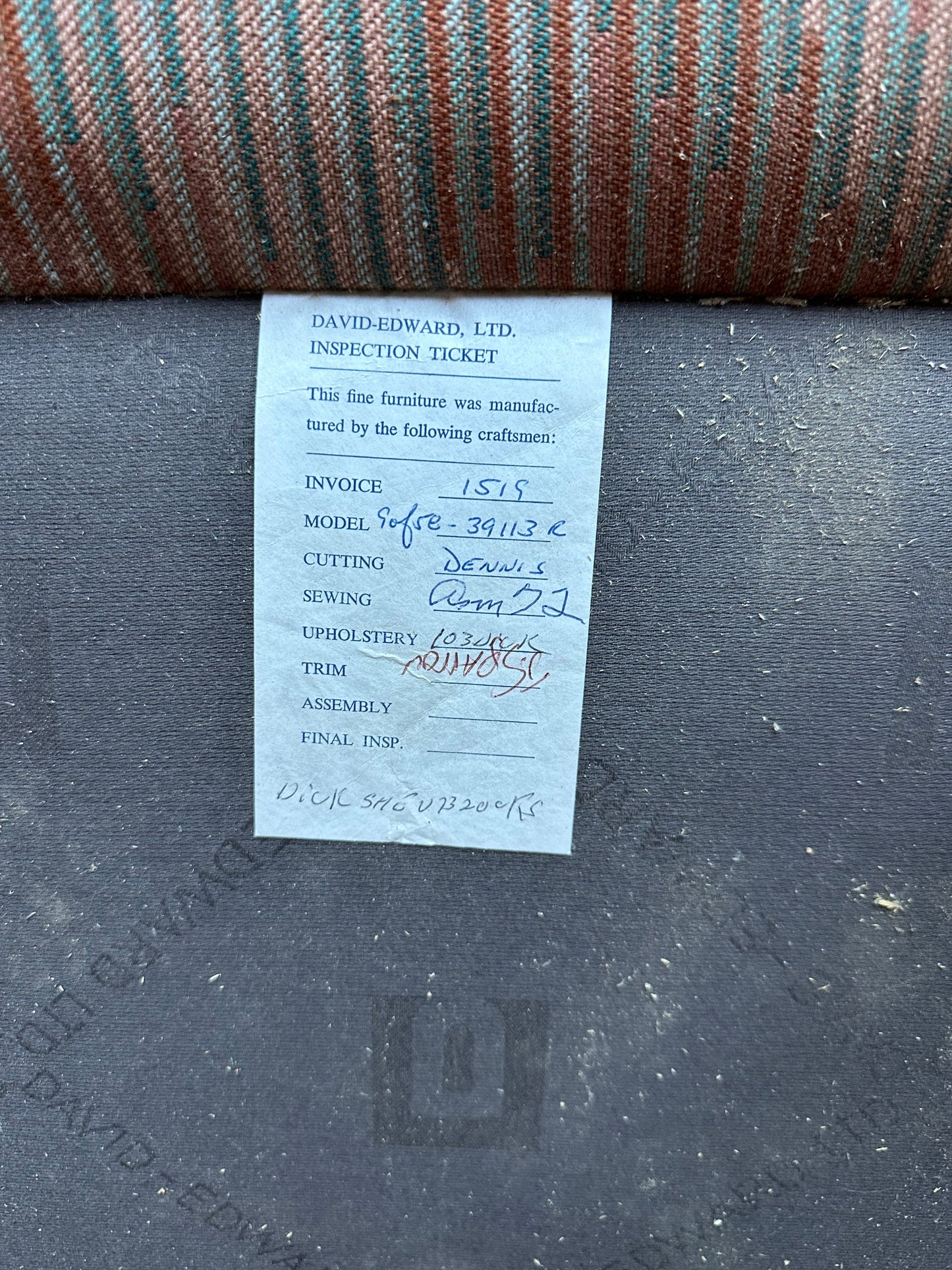 Pair of 1980s David Edward Company Club Chairs