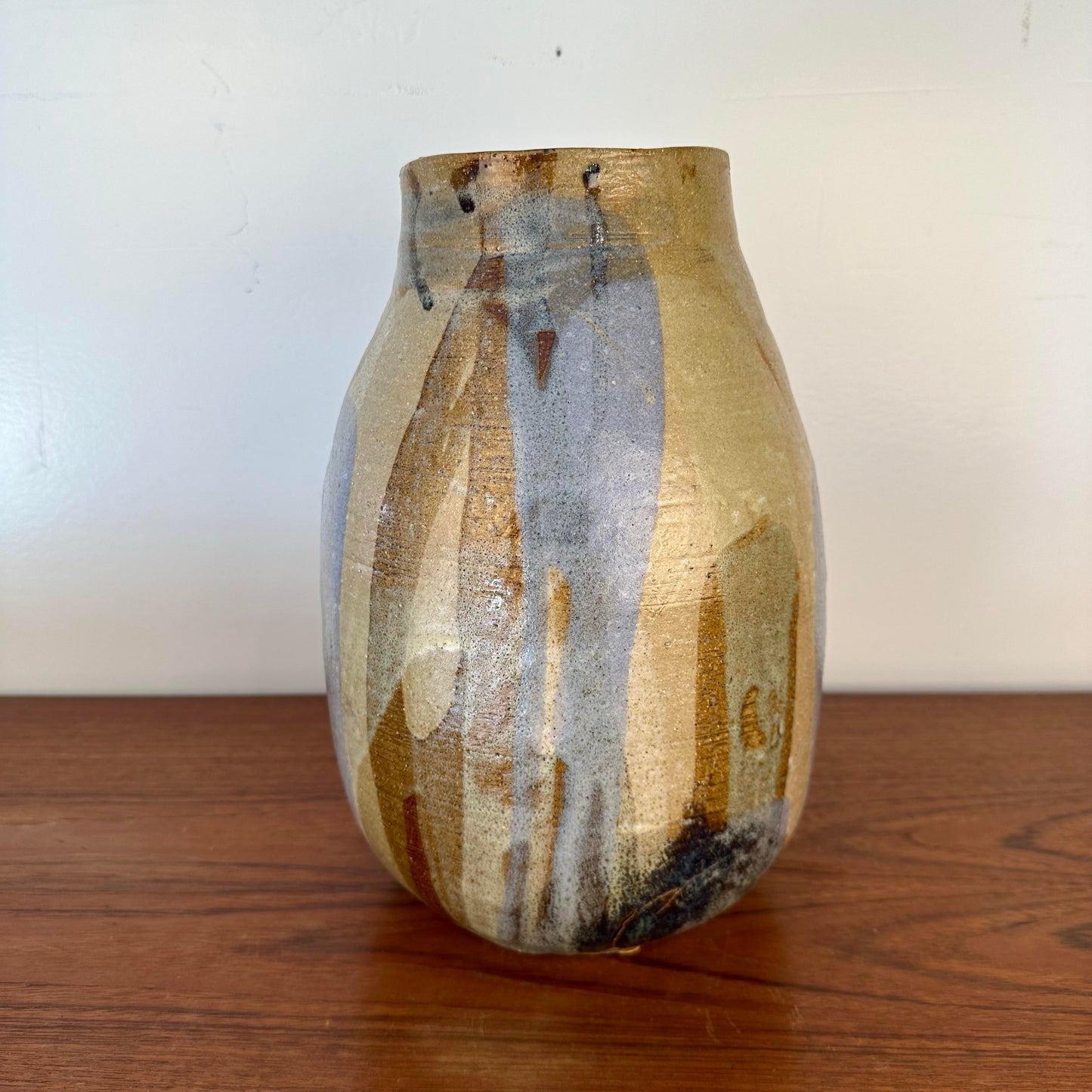 Studio Made Glazed Ceramic Vessel Signed