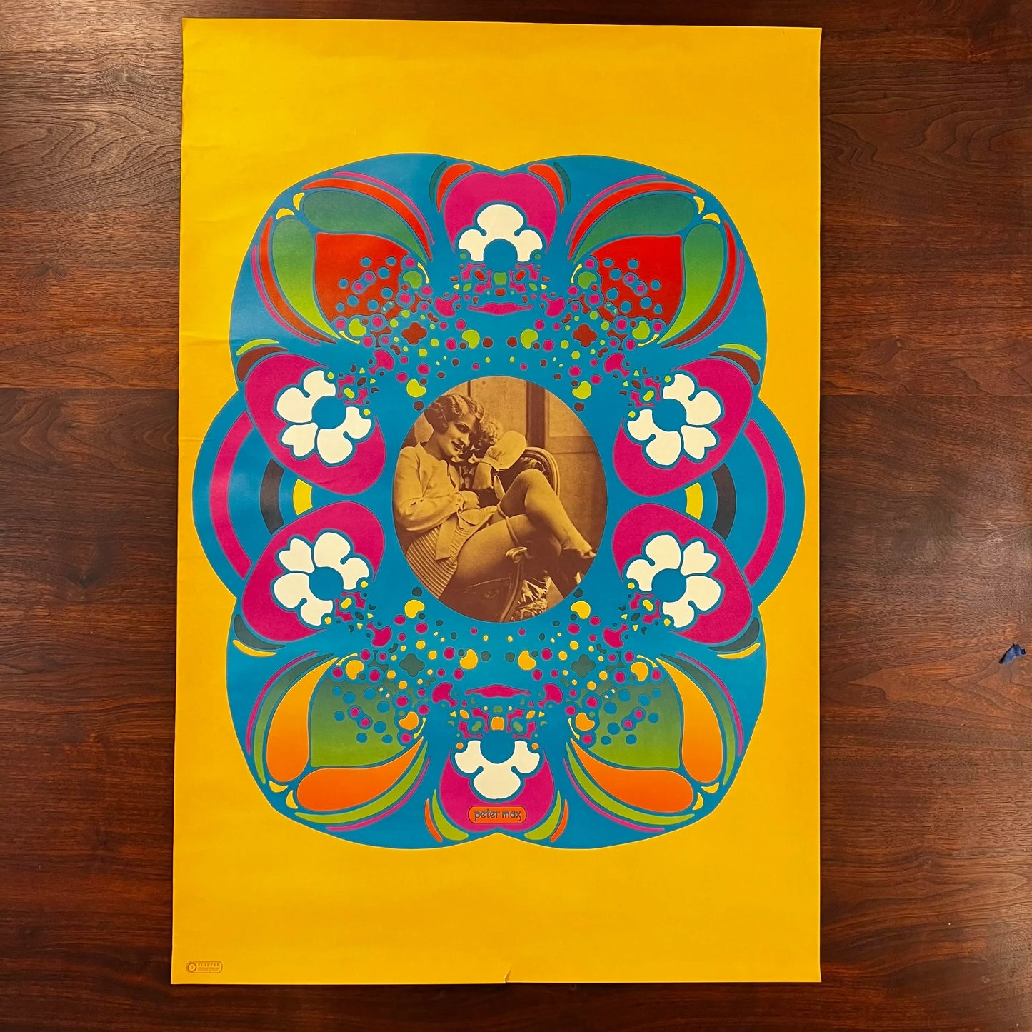 Peter Max “Flapper #5” Lithograph Poster Original