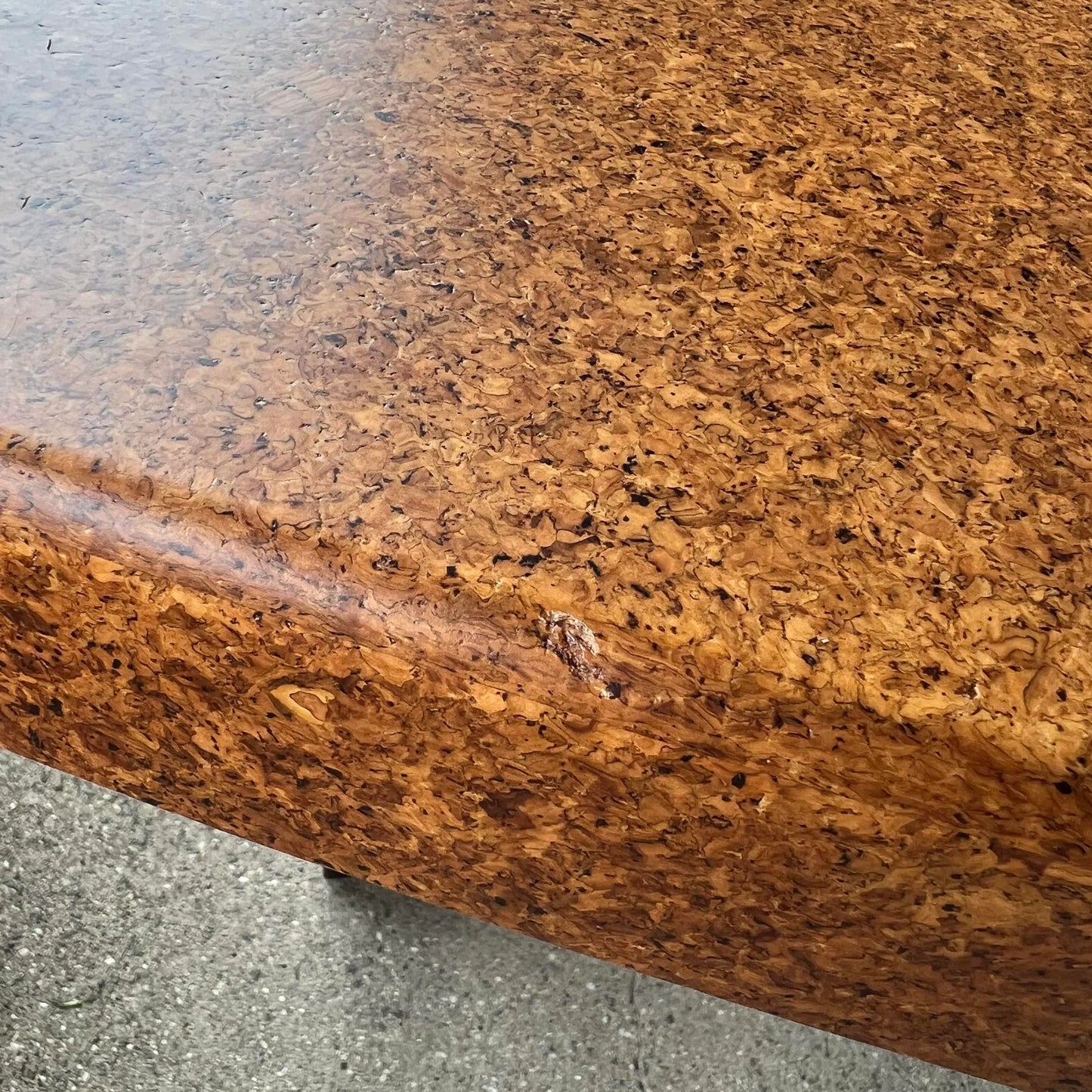 Mid 20th Century Paul Frankl Dining Set With Cork Top Table - Set of 7