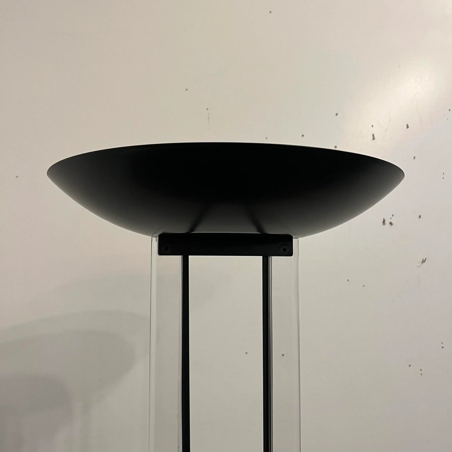 1986 Fredrick Raymond Lucite and Black Floor Lamp