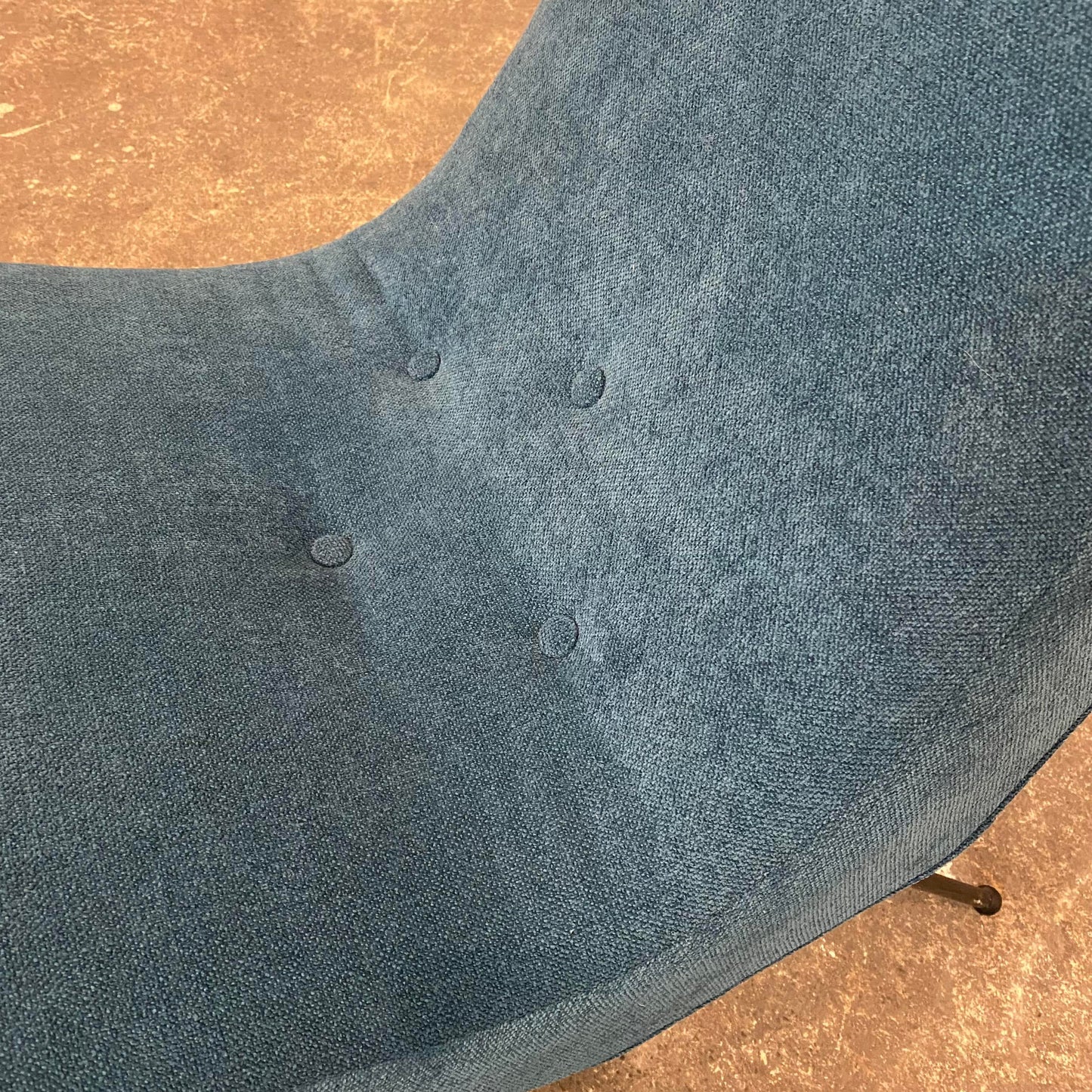 1960s Mid-Century Modern Iron Slipper Chair by Adrian Pearsall