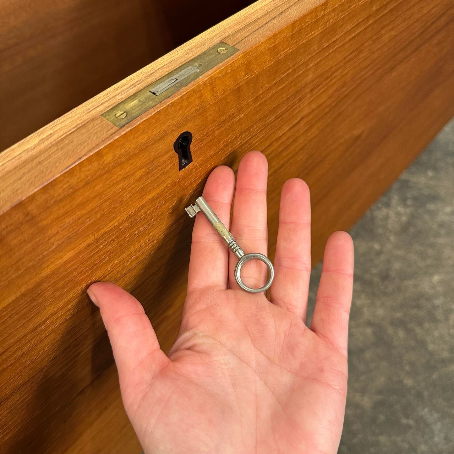 Modern Century Modern Riis Antonsen Danish Teak Chest Trunk