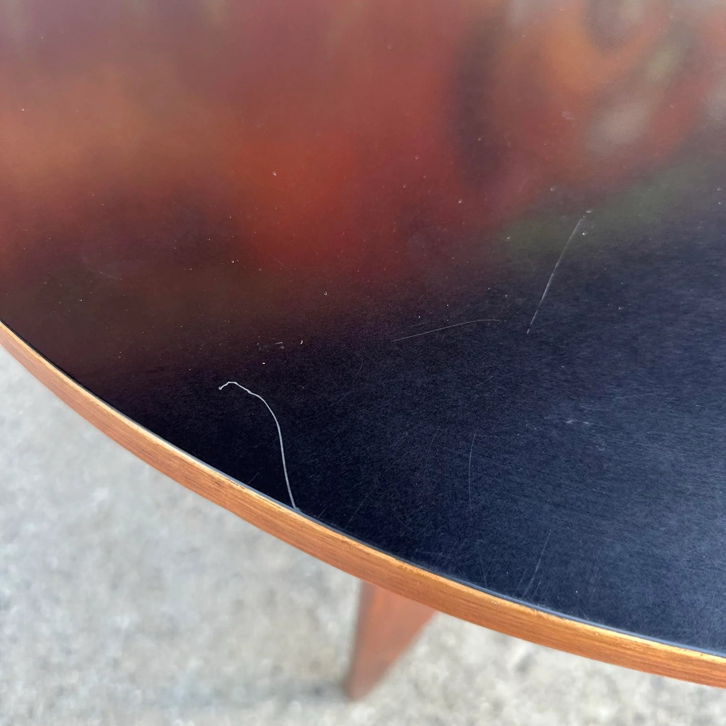 Jens Risom Two Two-Tiered Caned Side Table