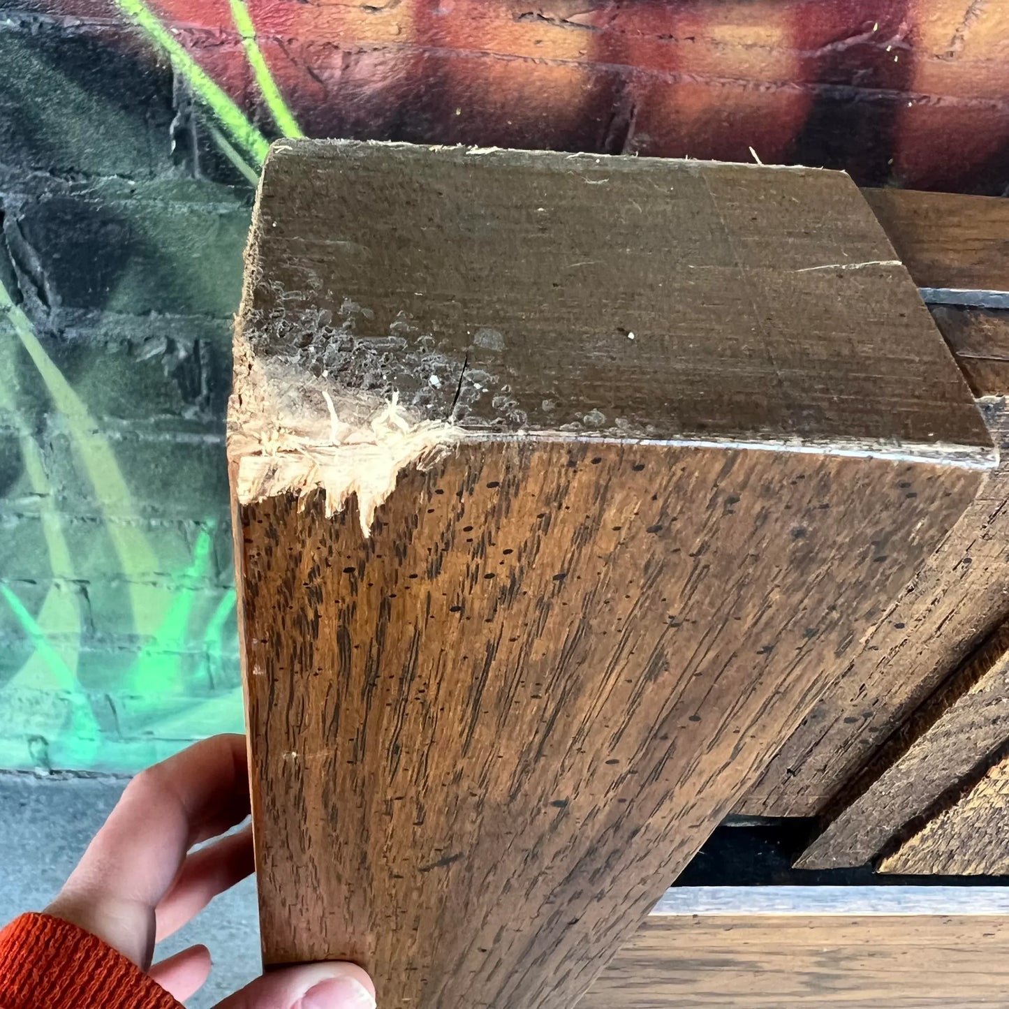 Mid Century Brutalist Lane Pueblo Twin Size Headboard