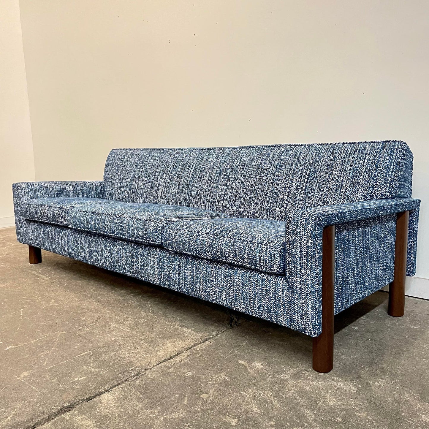 Mid 20th Century Reupholstered Mid-Century Modern Sofa