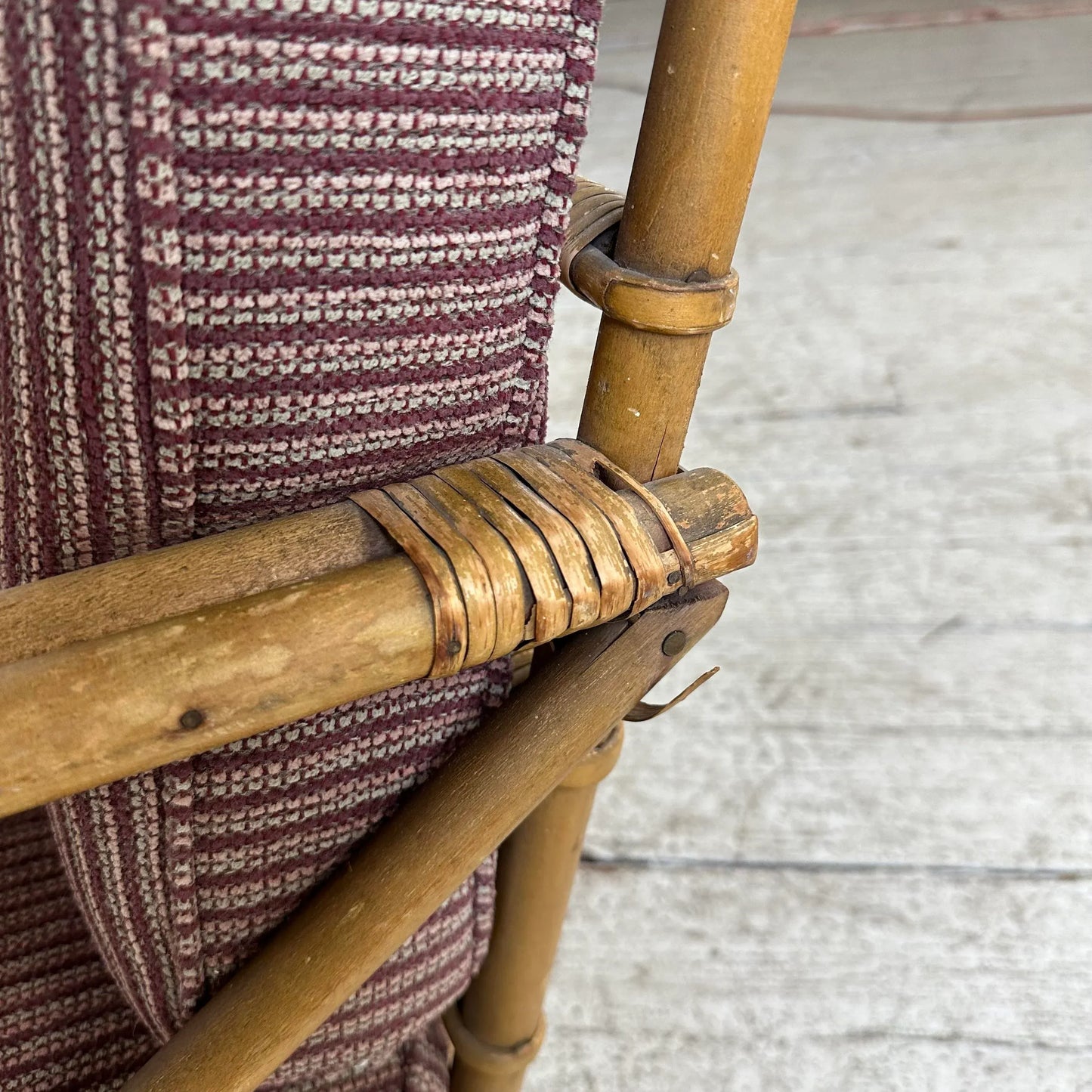 Mid Century Modern Heywood Wakefield Bamboo Lounge Chair