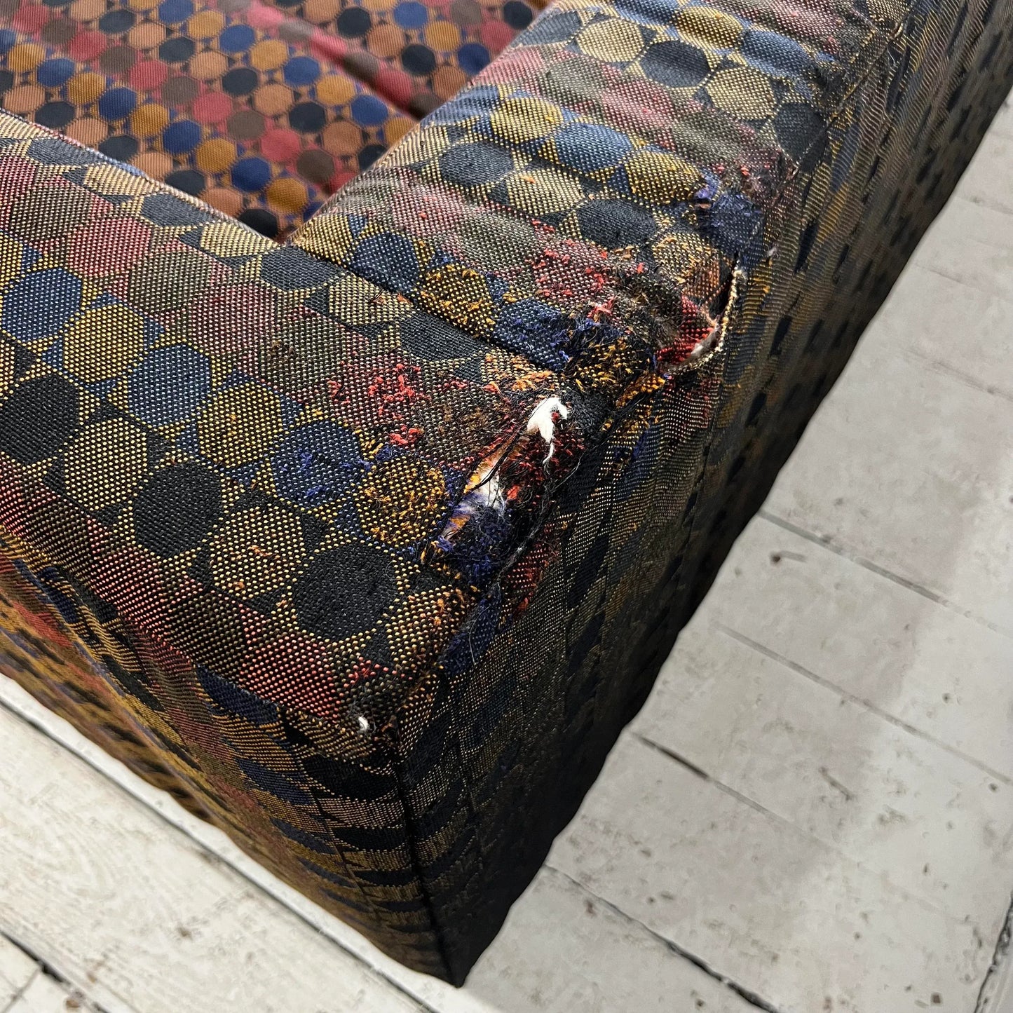 Edward Wormley for Dunbar Walnut Platform Sofa Loveseat