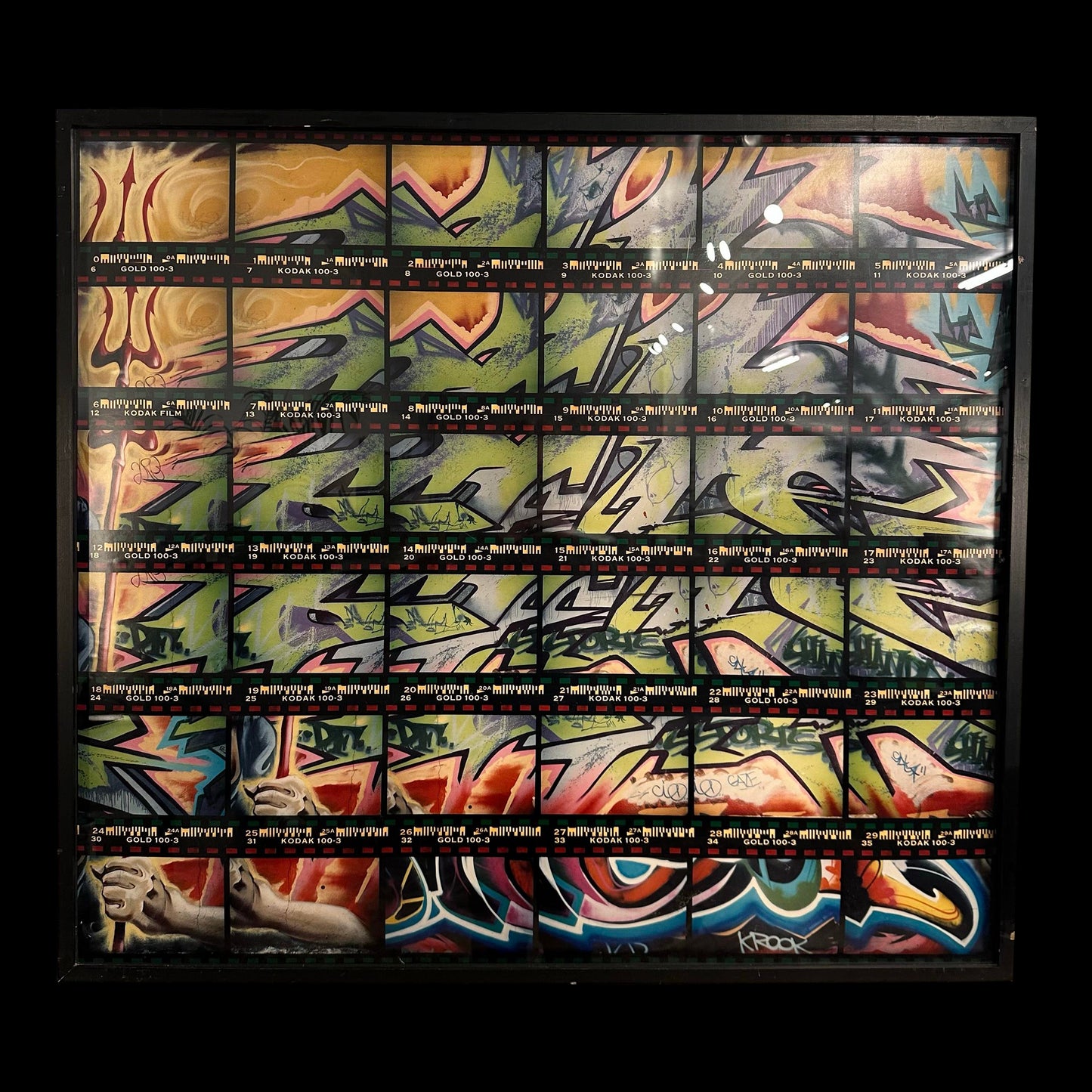 Ruth Litoff “Tagging Up” Graffiti Collage 1996