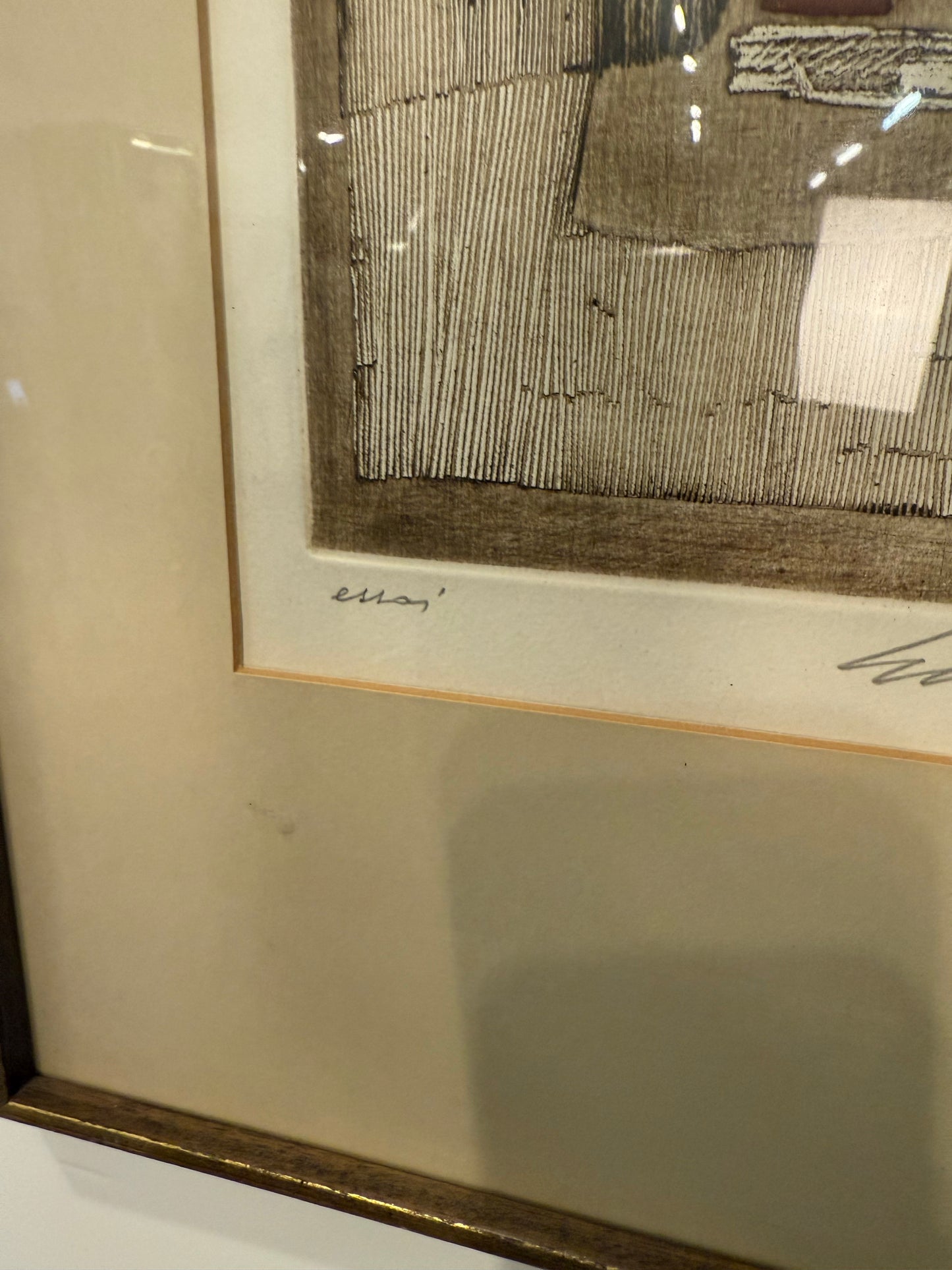 Abstract Print Signed